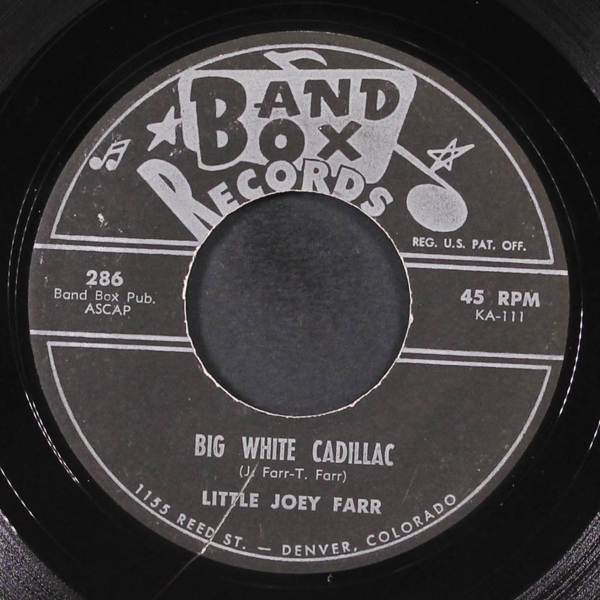 big white cadillac / rock & roll santa by LITTLE JOEY FARR