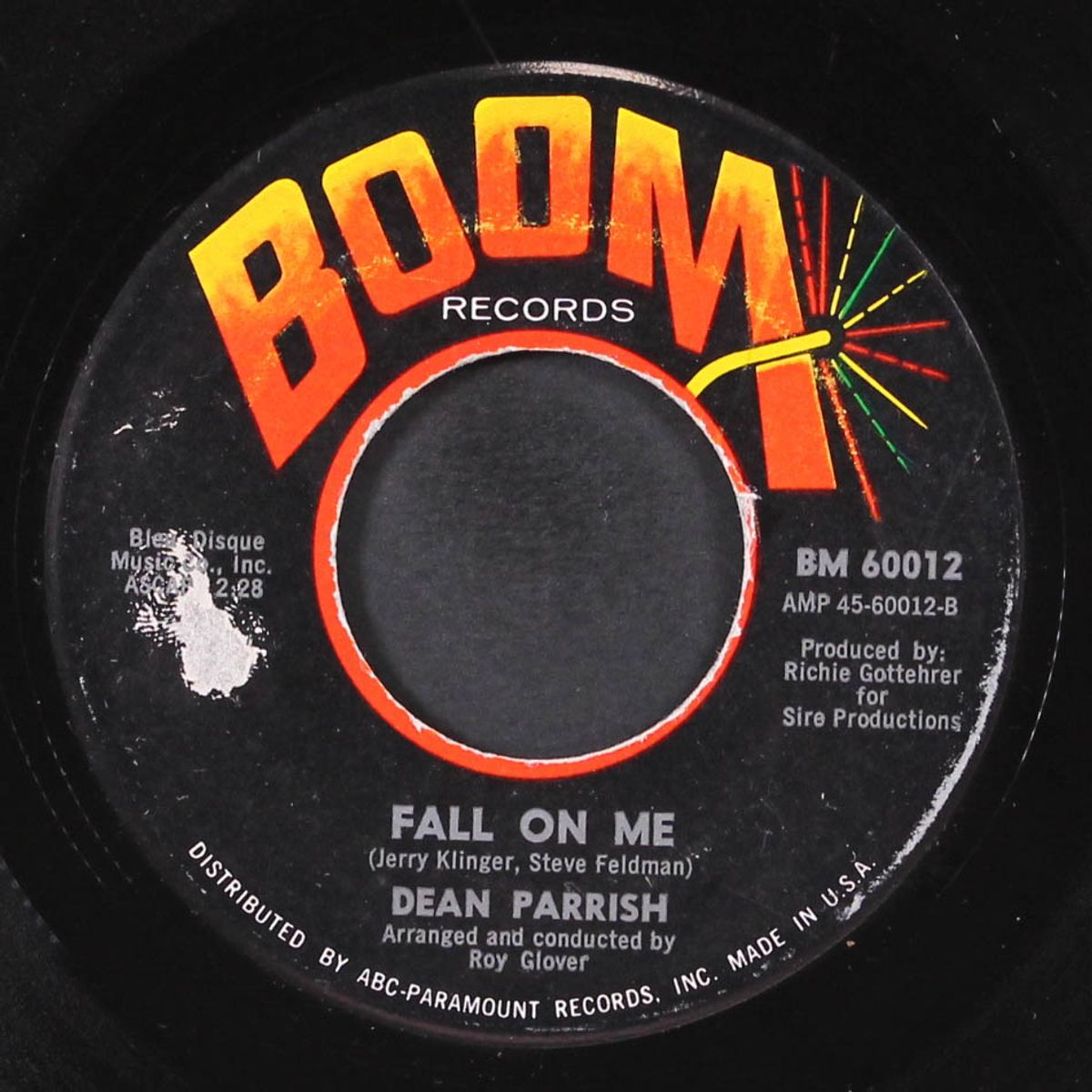 tell her / fall on me by DEAN PARRISH