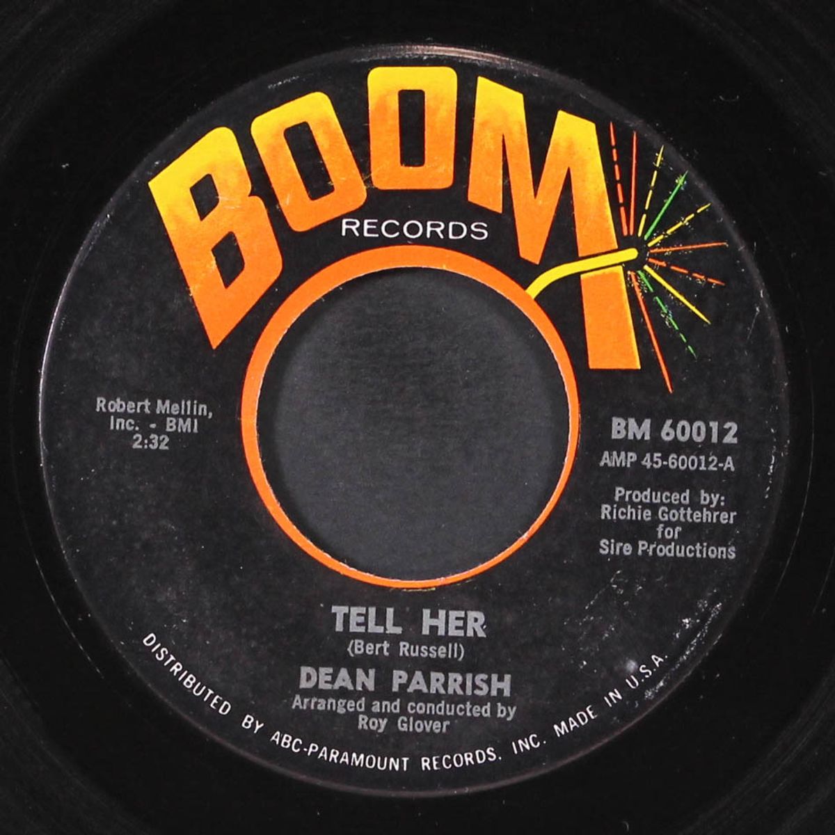 tell her / fall on me by DEAN PARRISH
