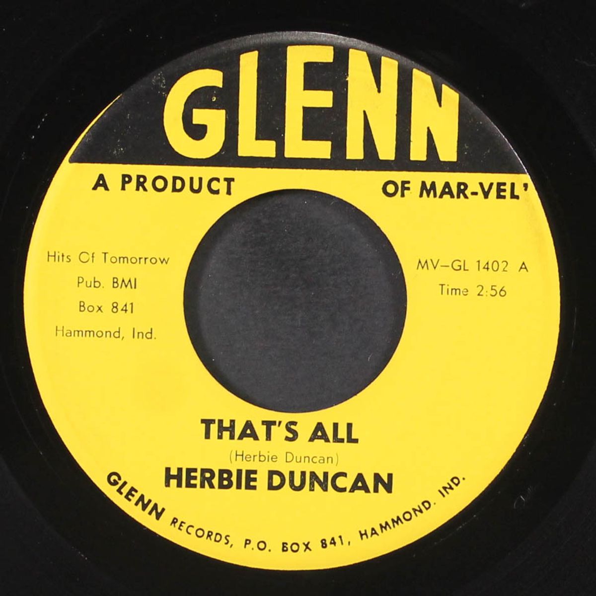 that's all by HERBIE DUNCAN