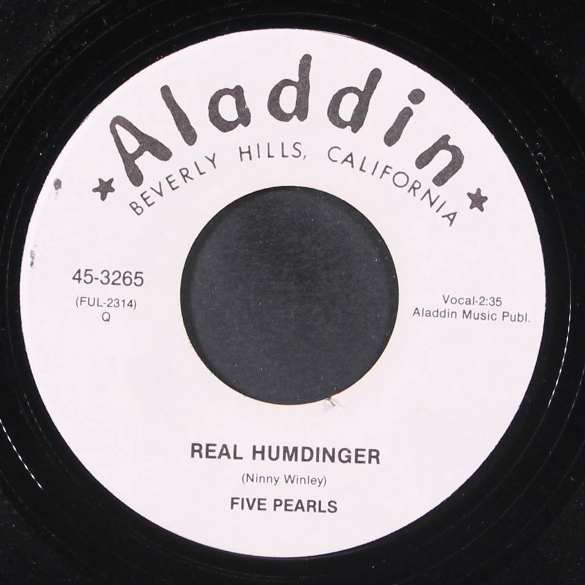 please let me know / real humdinger by FIVE PEARLS