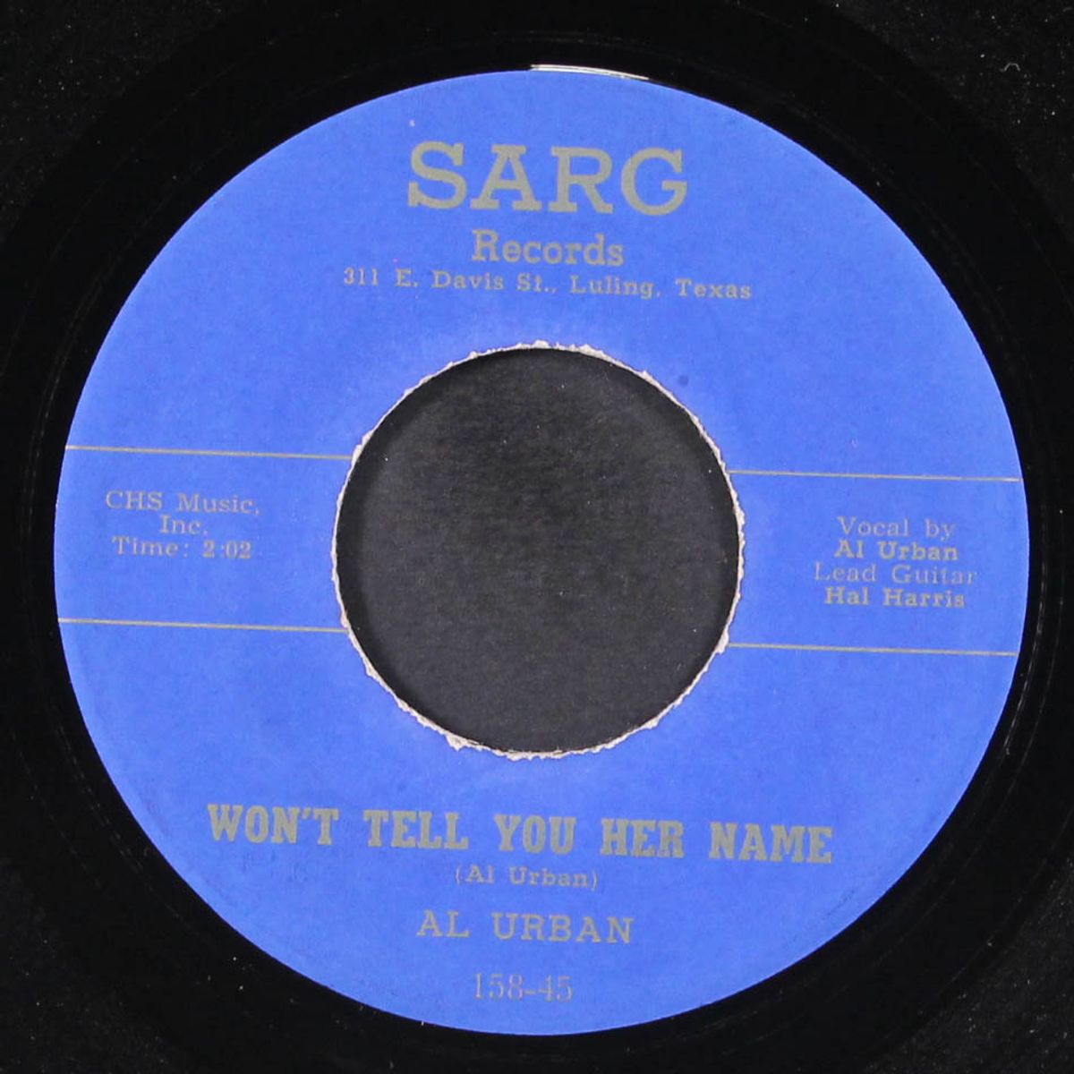 won't tell you her name / gonna be better times by AL URBAN