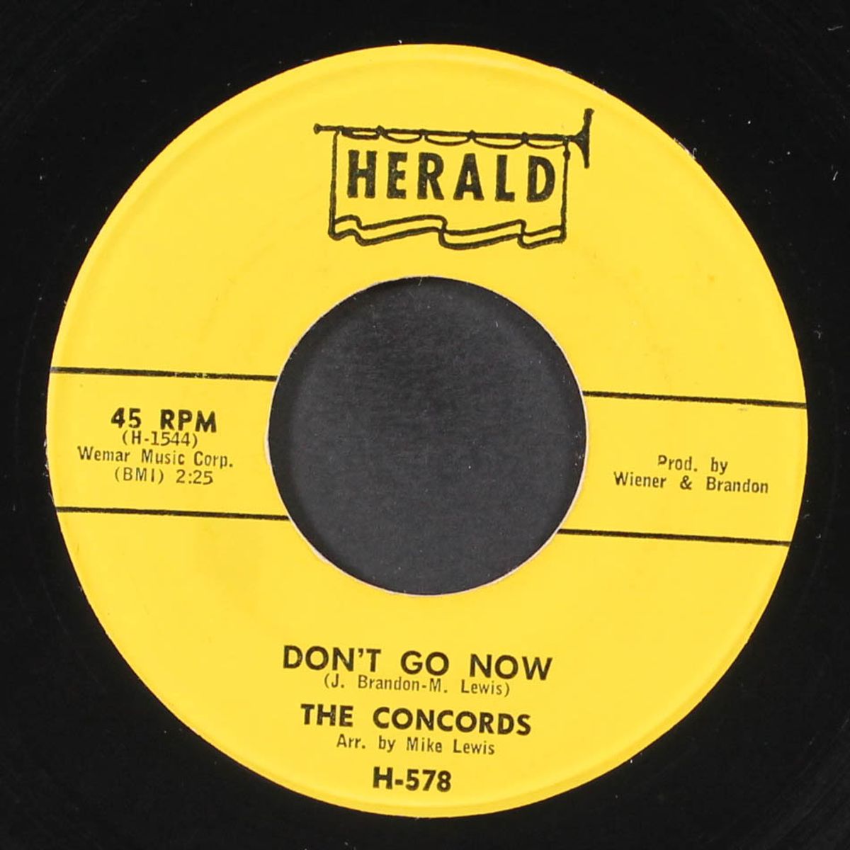 don't go now / cold & frosty morning by CONCORDS