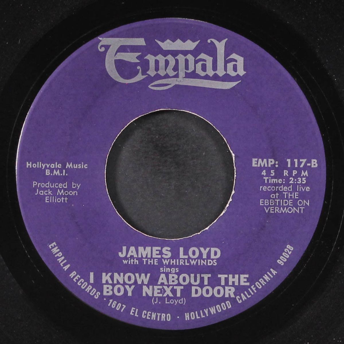 i can't stand another broken heart / i know about the boy next door by JAMES LOYD & WHIRLYWINDS