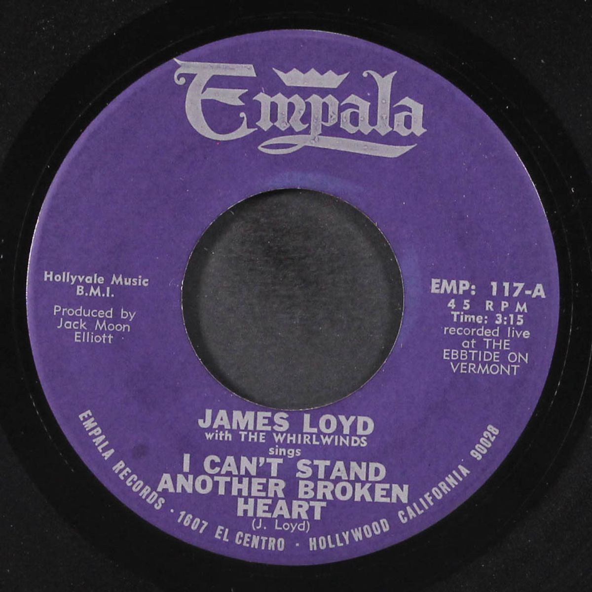 i can't stand another broken heart / i know about the boy next door by JAMES LOYD & WHIRLYWINDS