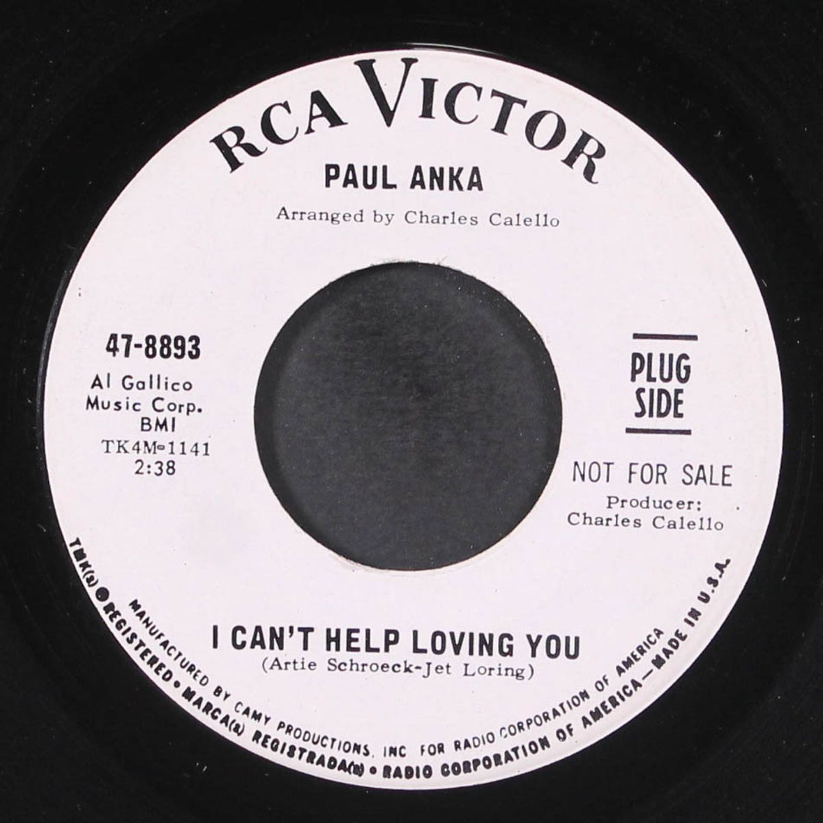 i can't help loving you by PAUL ANKA
