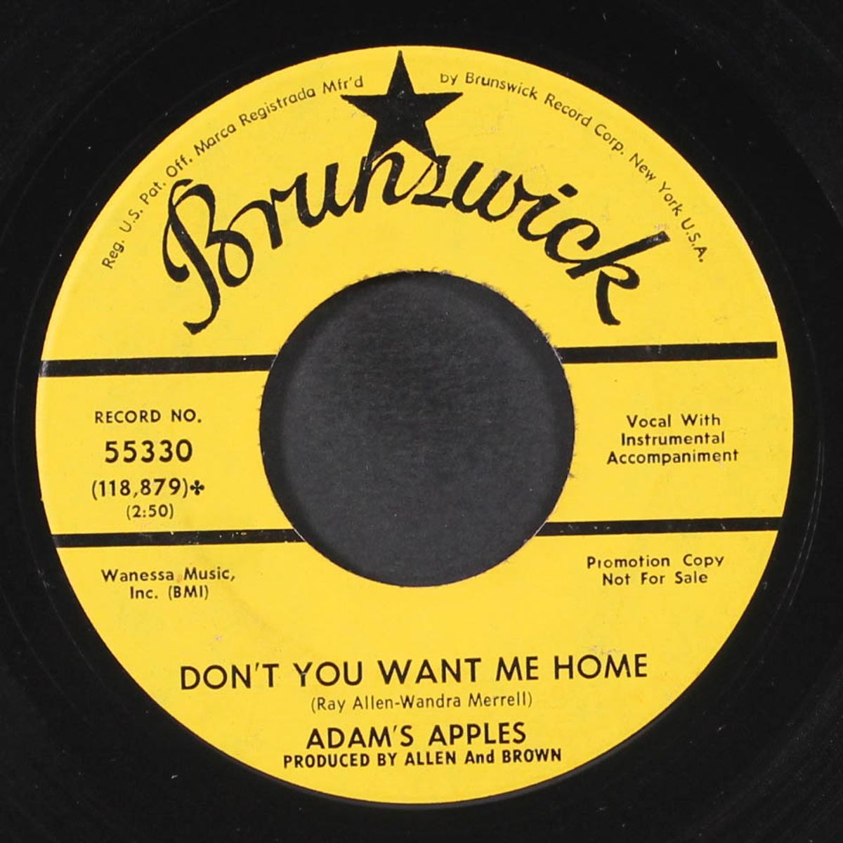 don't take it out on this world / don't you want me home by ADAM'S APPLES