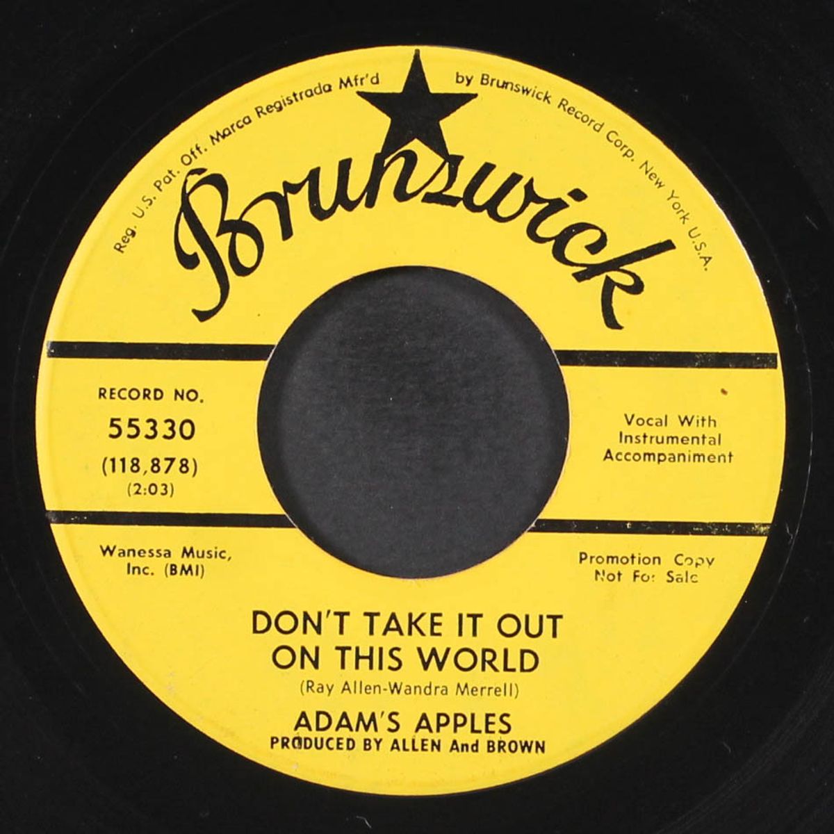 don't take it out on this world / don't you want me home by ADAM'S APPLES