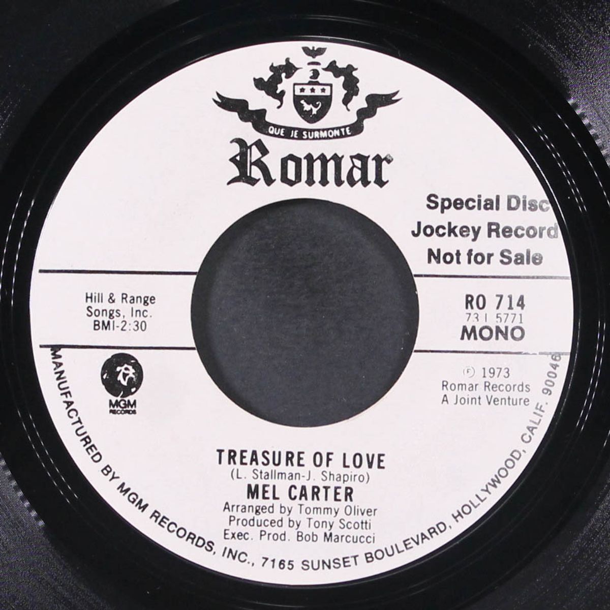 treasure of love / mono by MEL CARTER