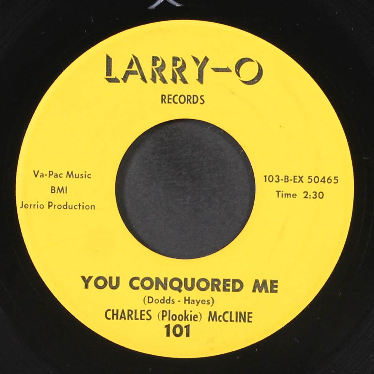 she got another man / you conquered me by CHARLES (PLOOKIE) MCCLINE