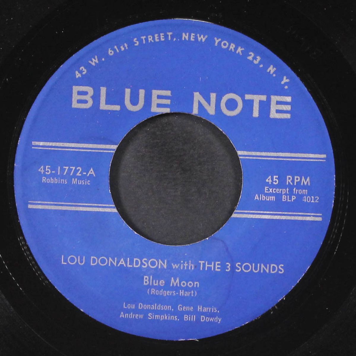 smooth groove / blue moon by LOU DONALDSON