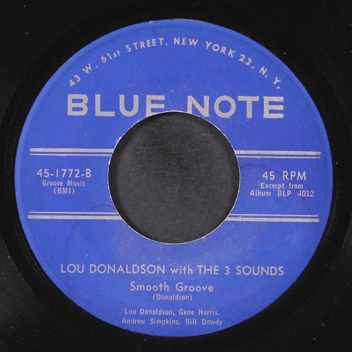 smooth groove / blue moon by LOU DONALDSON