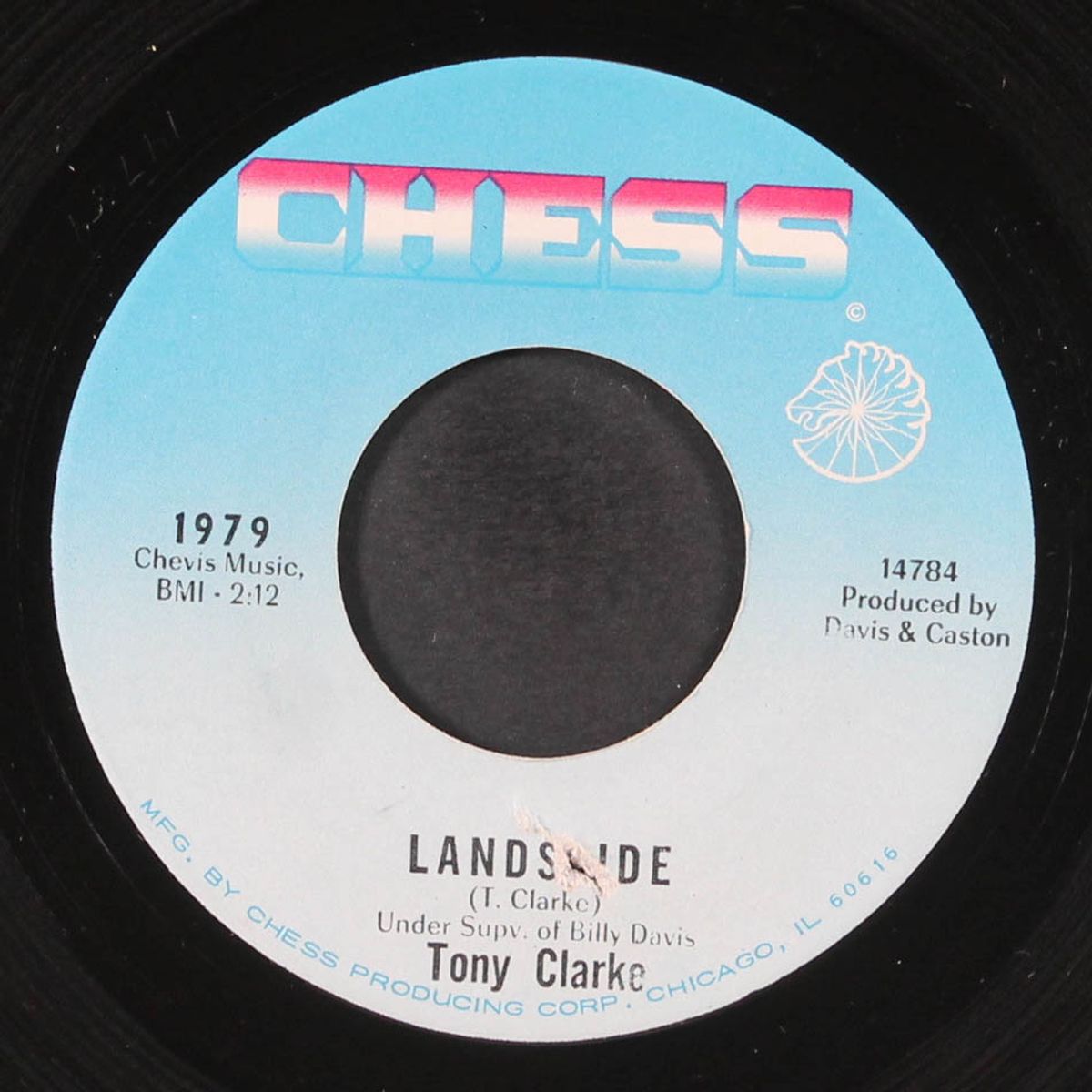 landslide / you made me a v.i.p. by TONY CLARKE