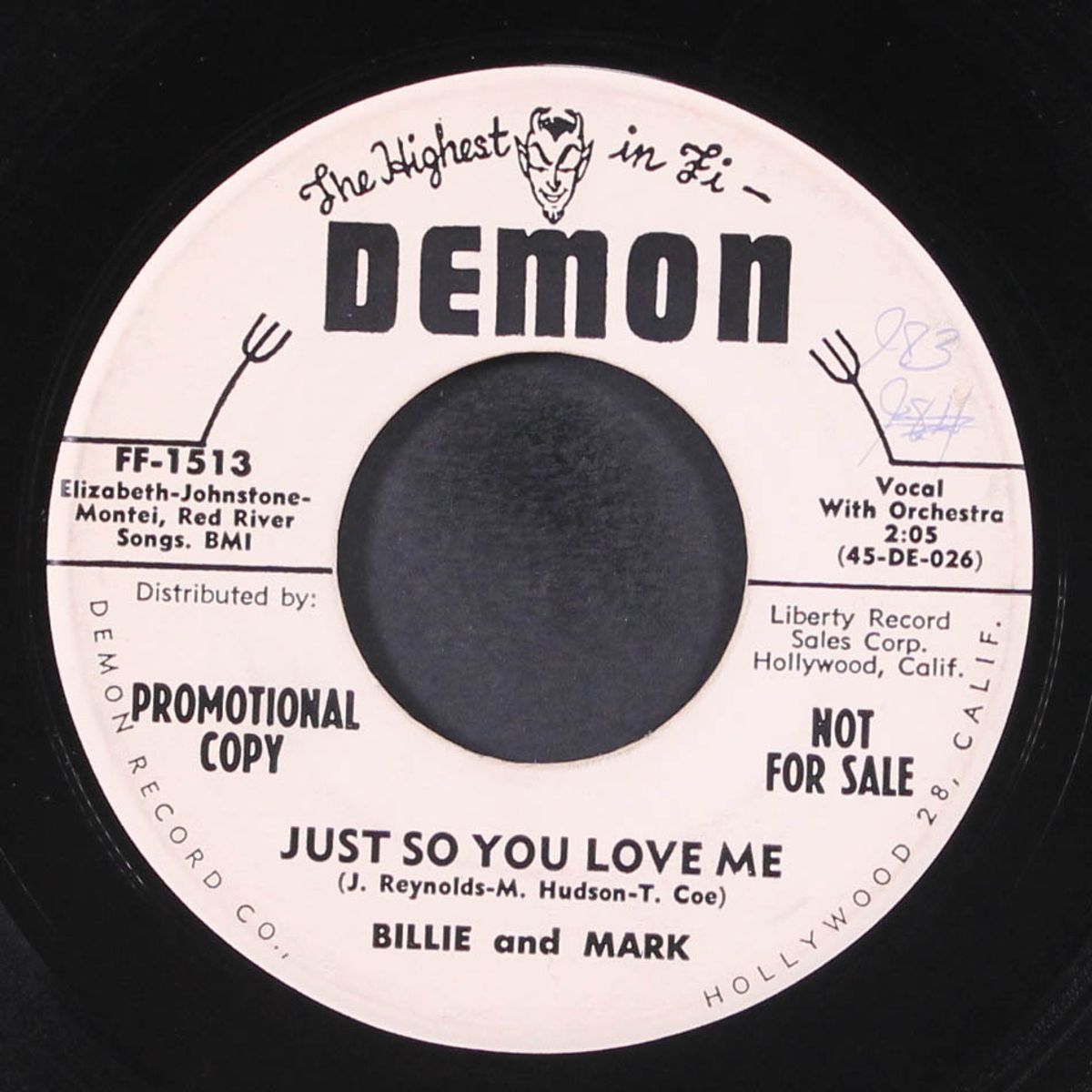 deep down / just so you love me by BILLIE & MARK