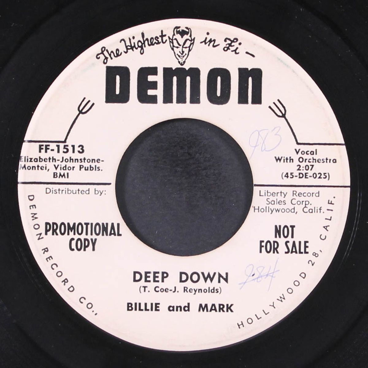deep down / just so you love me by BILLIE & MARK