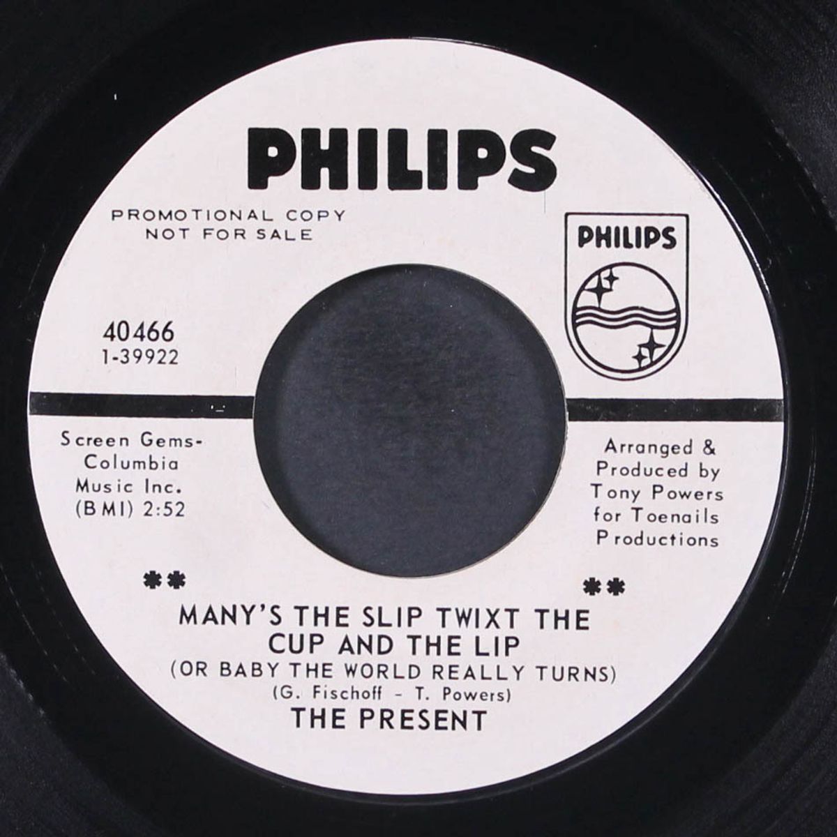 many's the slip twixt the cup and the lip / i know by PRESENT