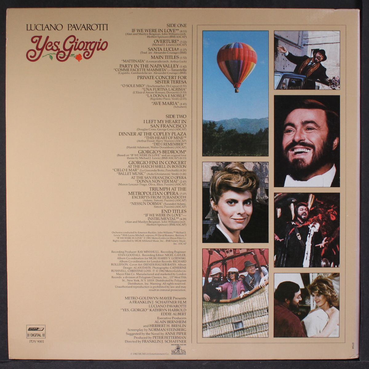 yes, giorgio (soundtrack) by LUCIANO PAVAROTTI