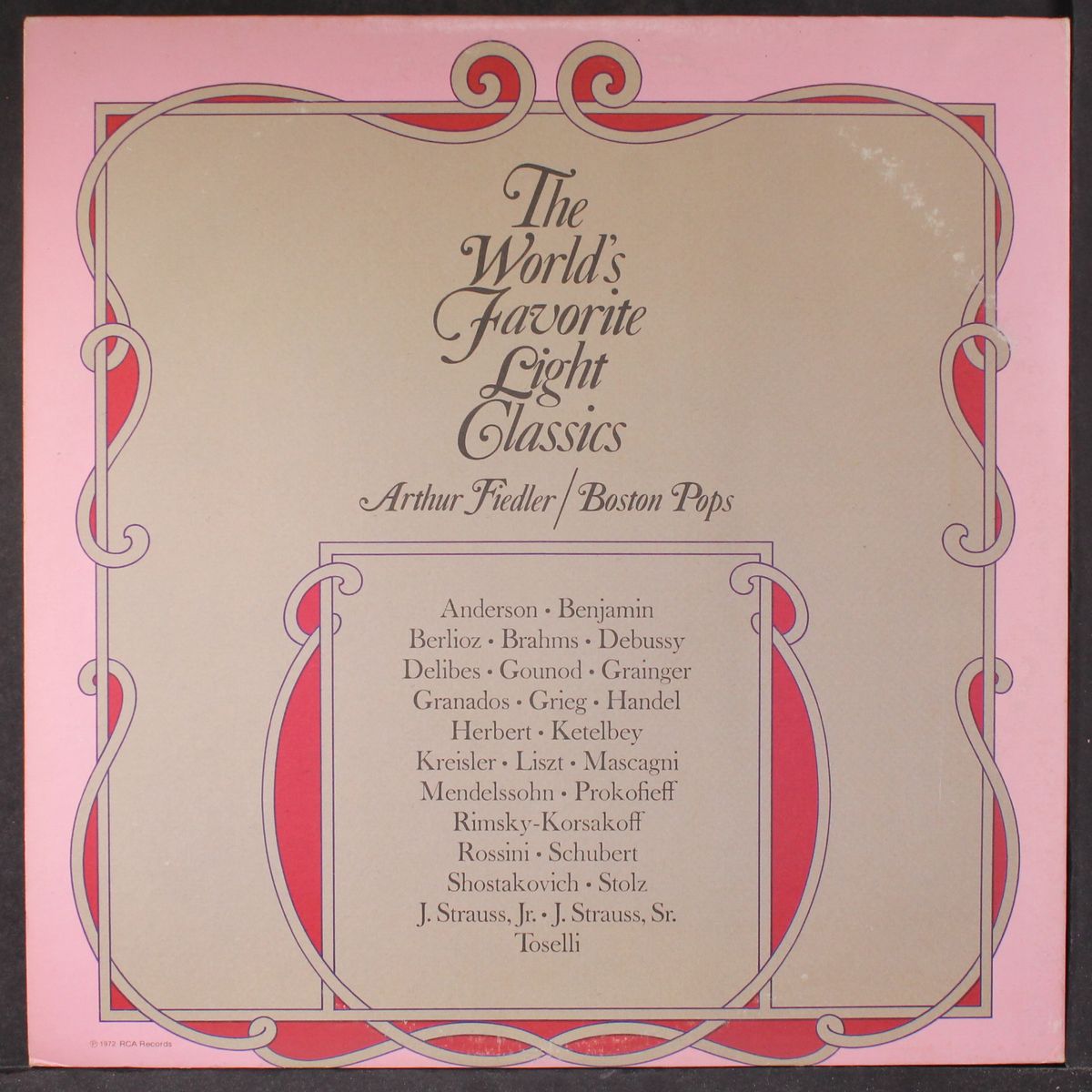 the world's favorite light classics by ARTHUR FIEDLER & BOSTON POPS