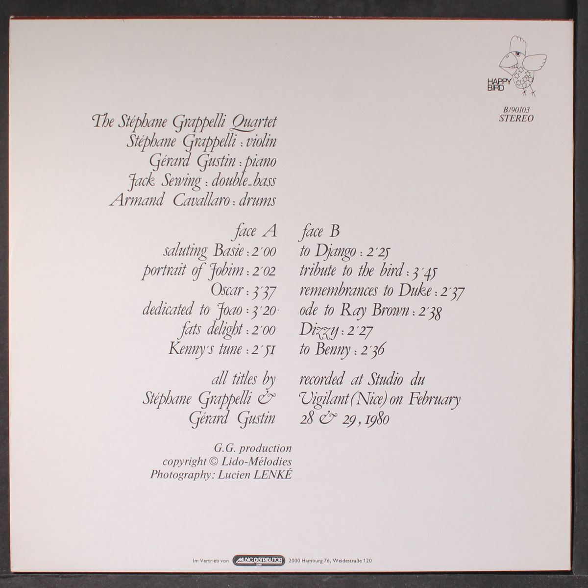 tribute to django by STEPHANE GRAPPELLI