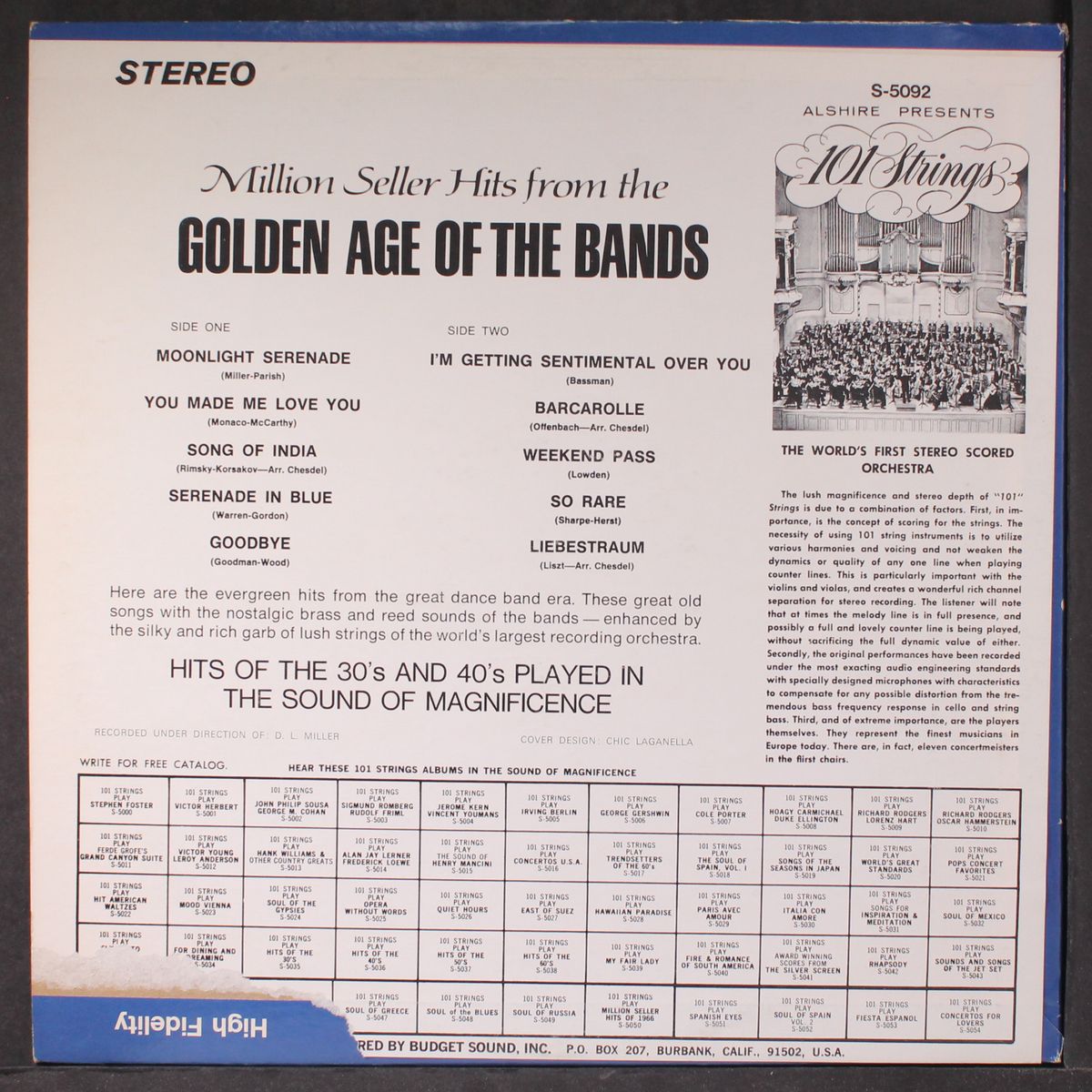 golden age of the bands by 101 STRINGS