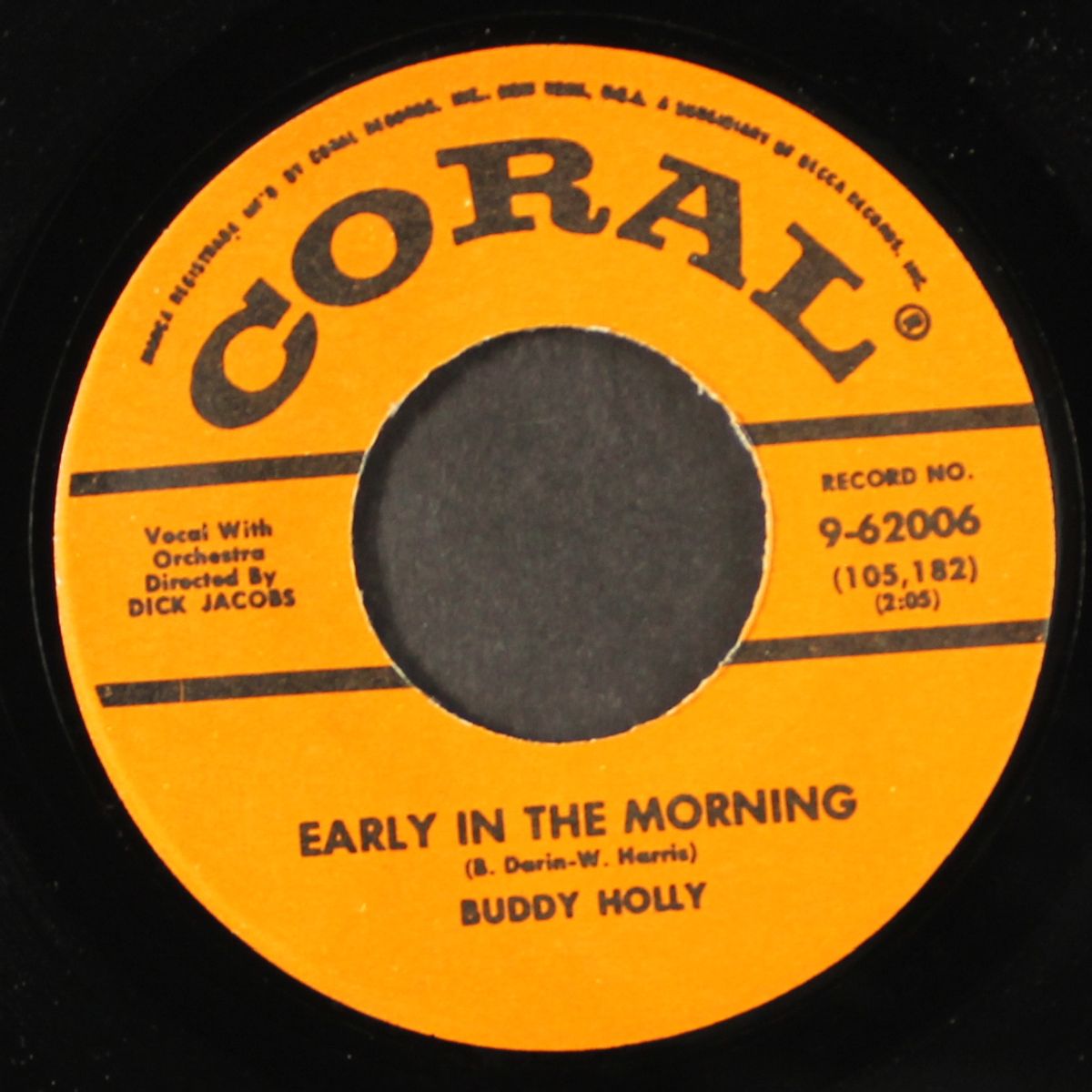 early in the morning / now we're one by BUDDY HOLLY