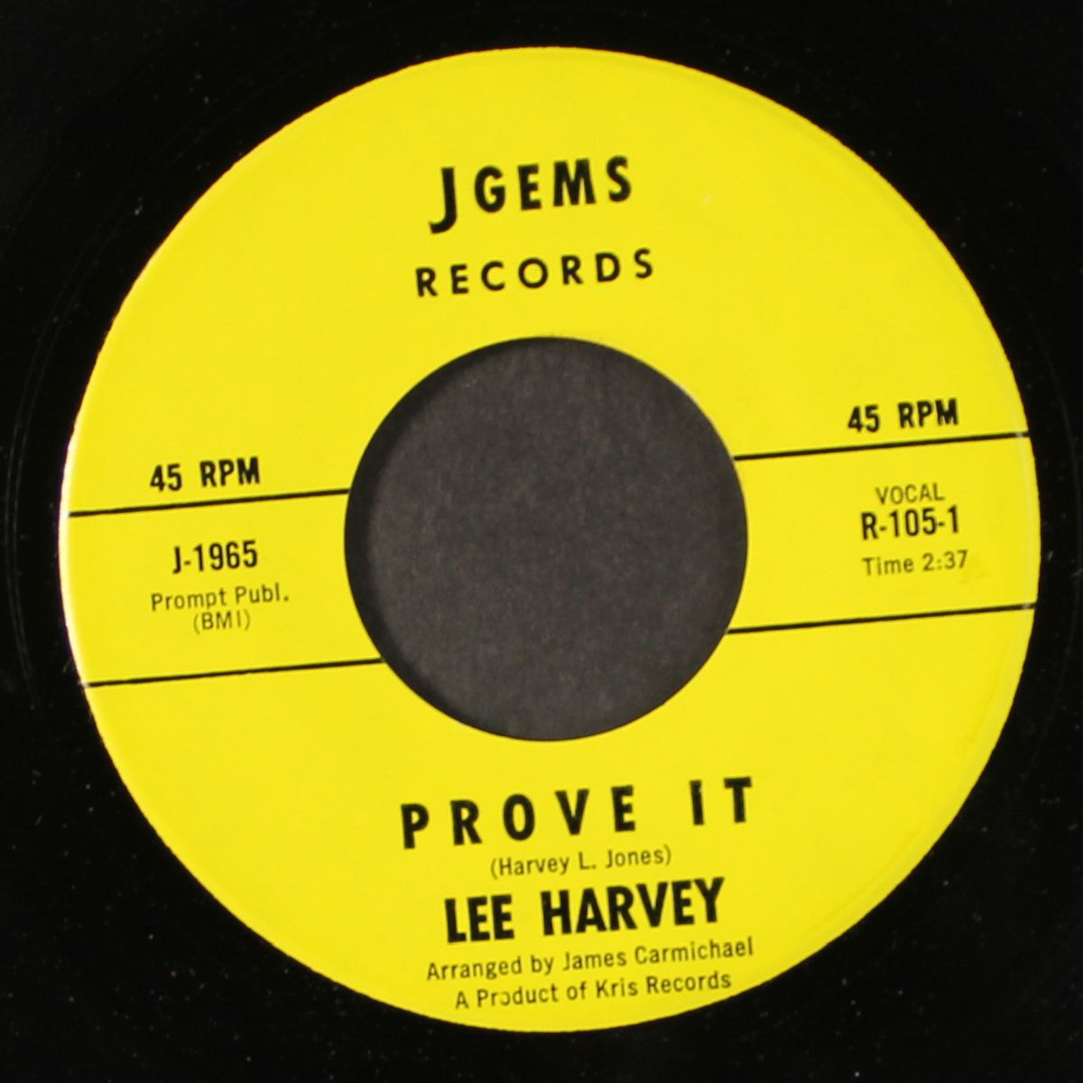 prove it / only true love by LEE HARVEY