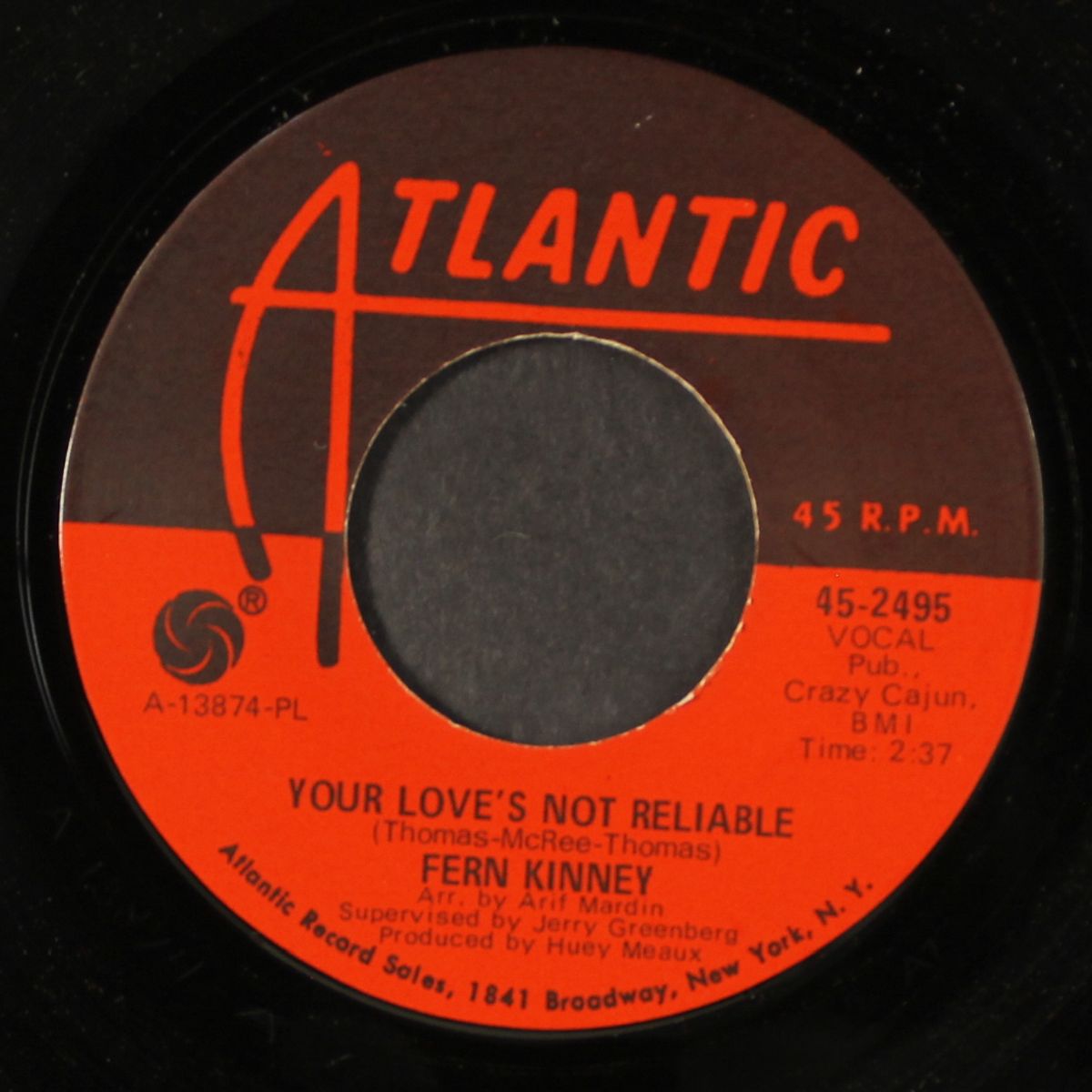 sweet devil / your love's not reliable by FERN KINNEY