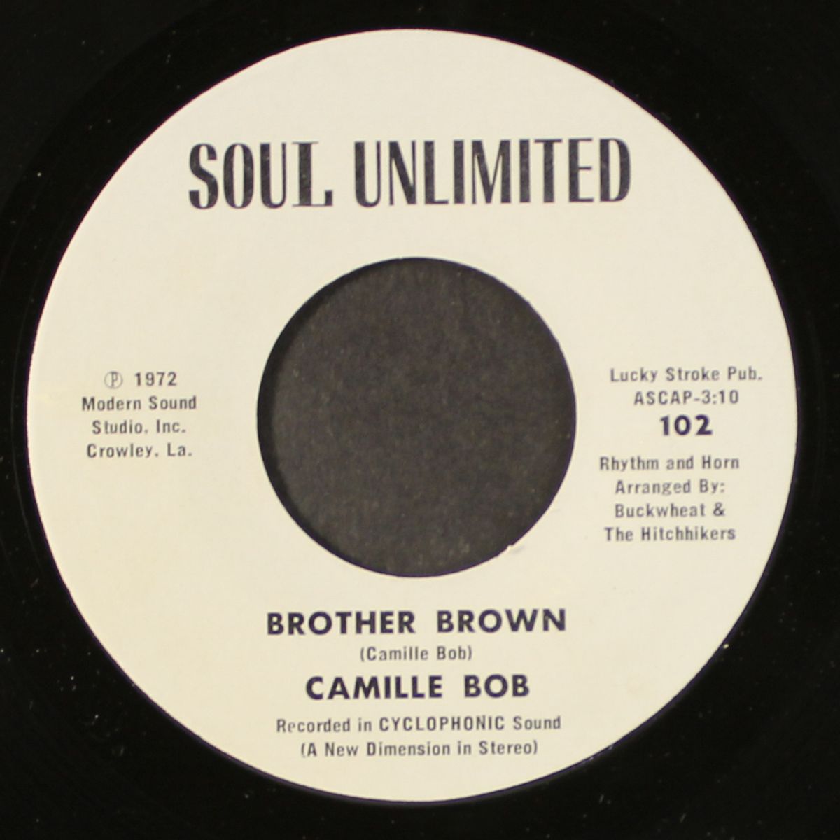 brother brown / 2 weeks, 2 days, too long by CAMILLE BOB
