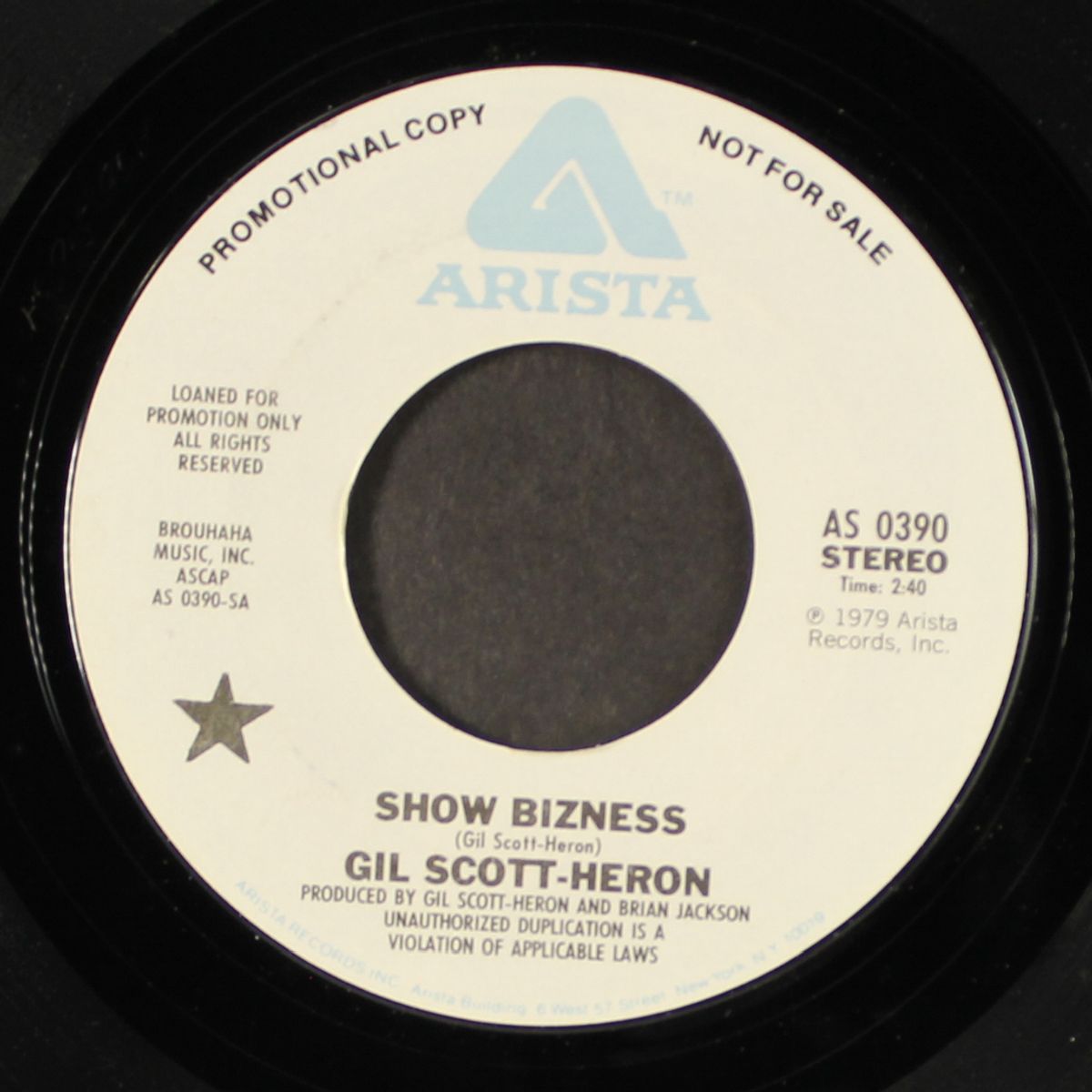 show bizness / mono by GIL SCOTT-HERON