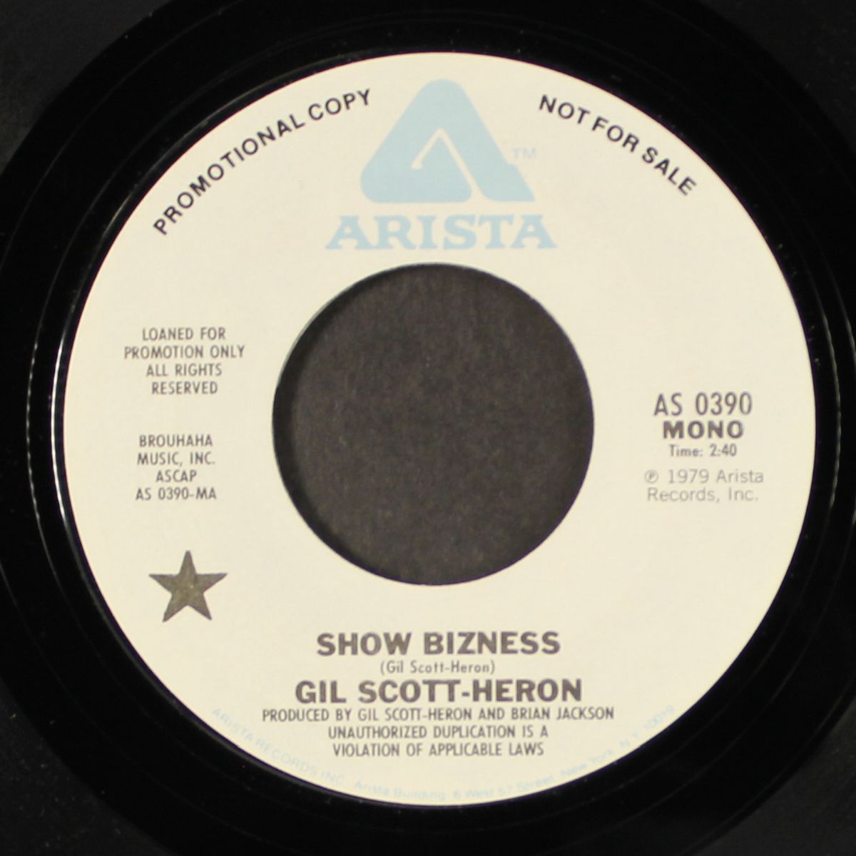show bizness / mono by GIL SCOTT-HERON