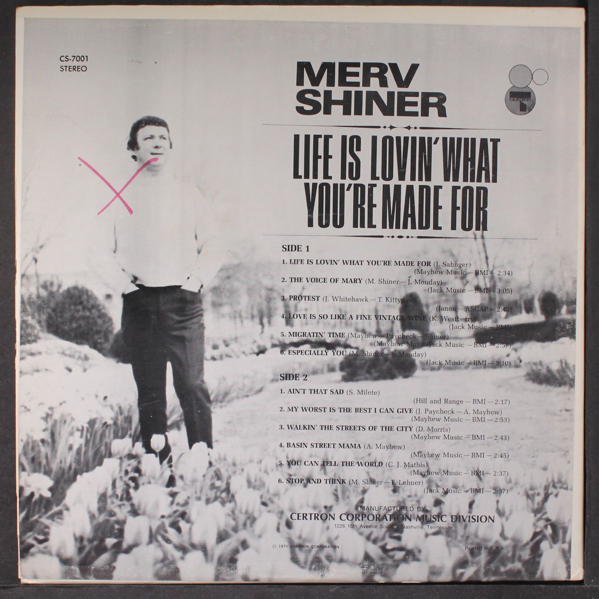 life is lovin' what you're made for by MERV SHINER