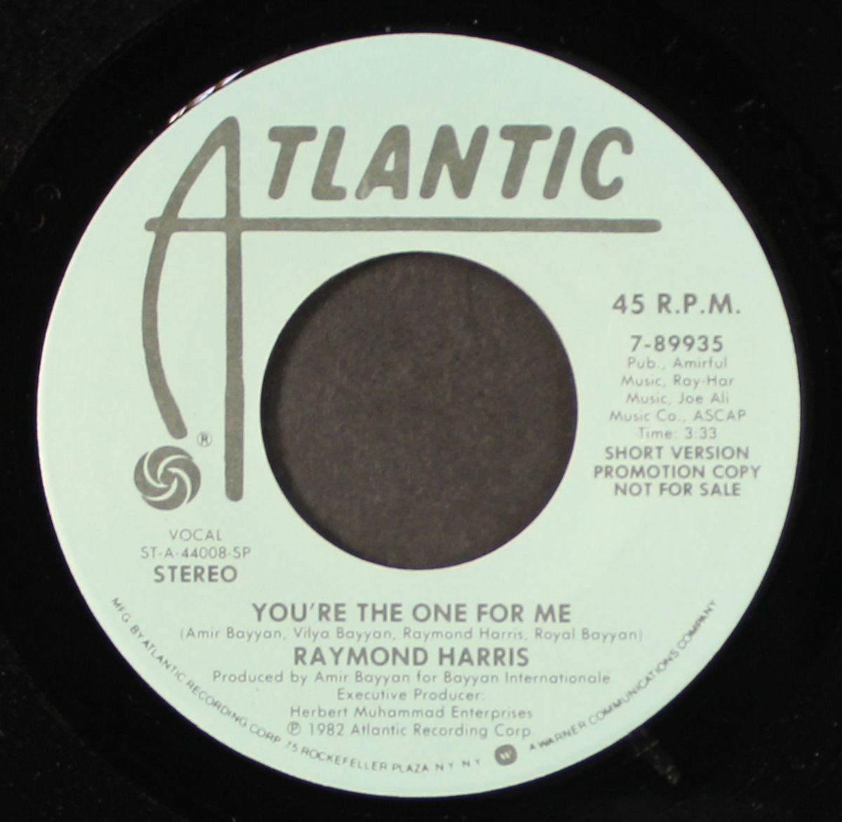 you're the one for me / short by RAYMOND HARRIS
