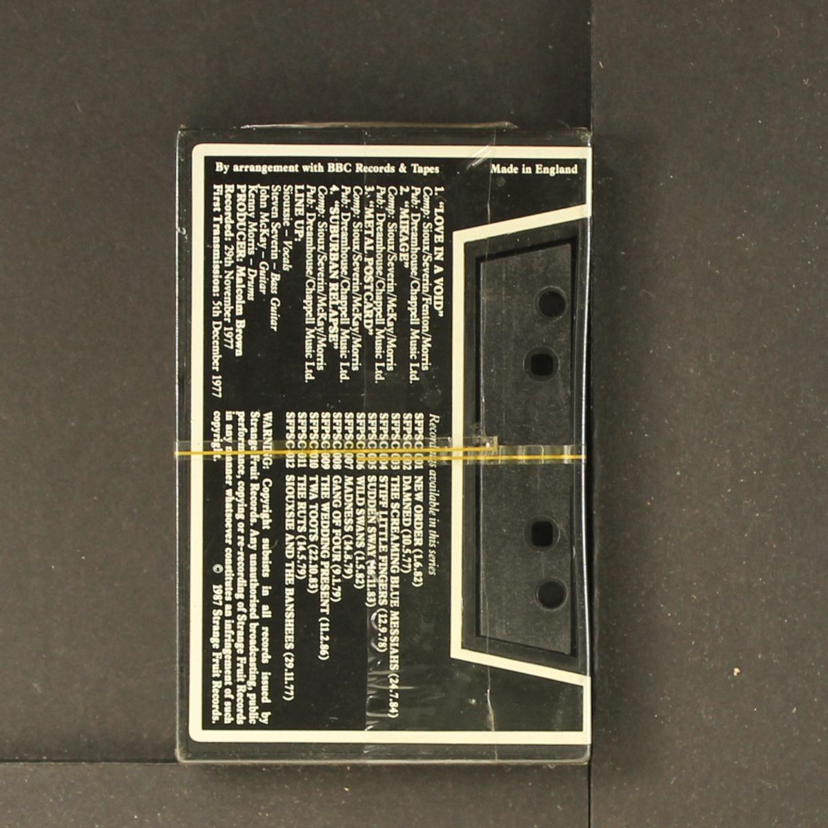 the peel sessions by SIOUXSIE AND THE BANSHEES