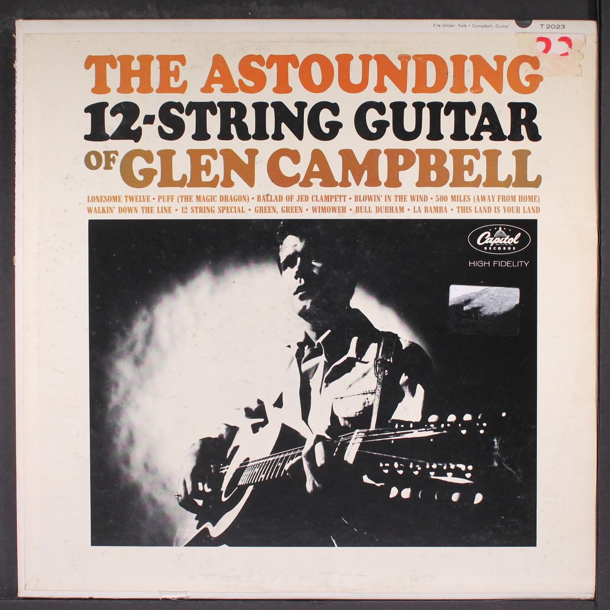 the astounding 12-string guitar of by GLEN CAMPBELL