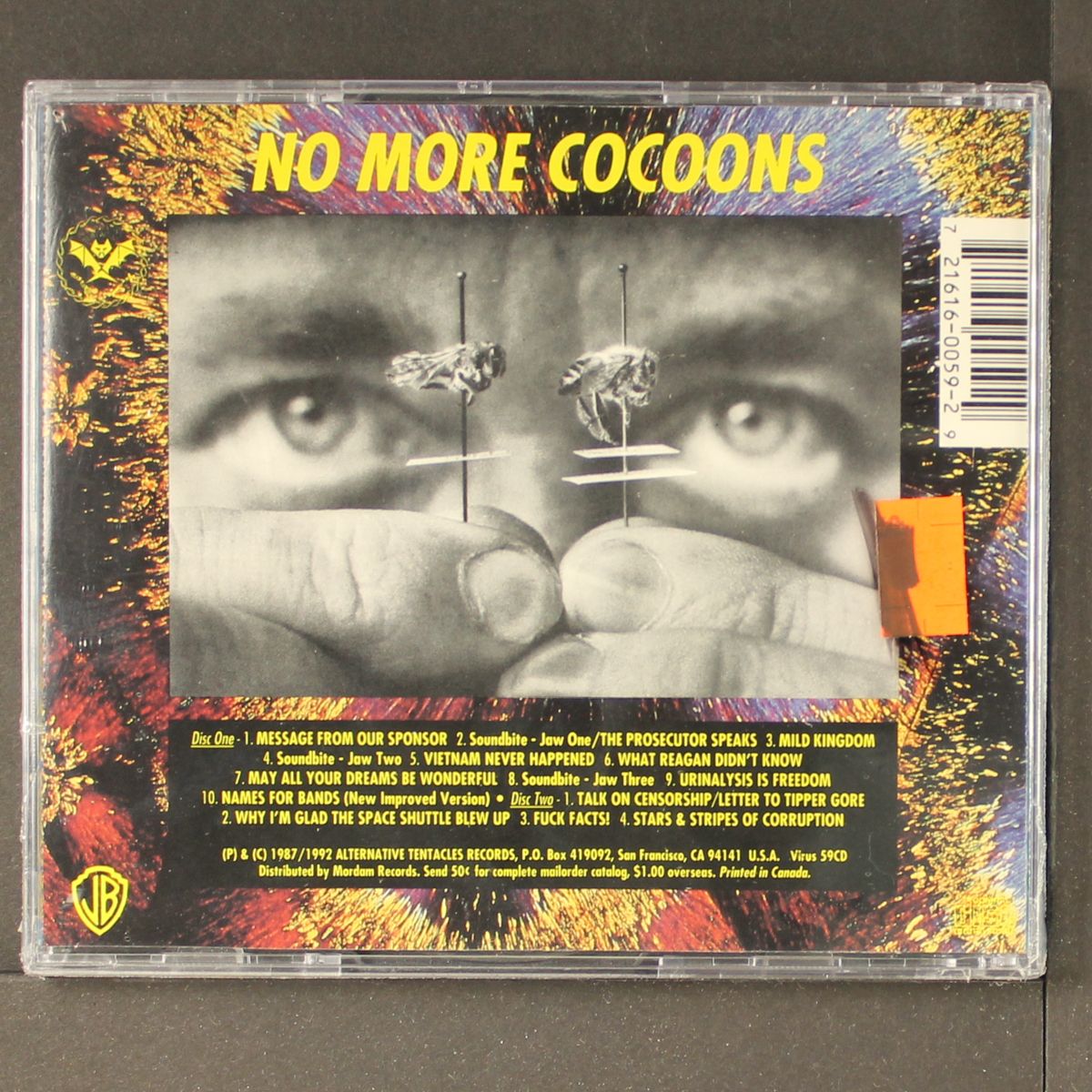 no more cocoons by JELLO BIAFRA