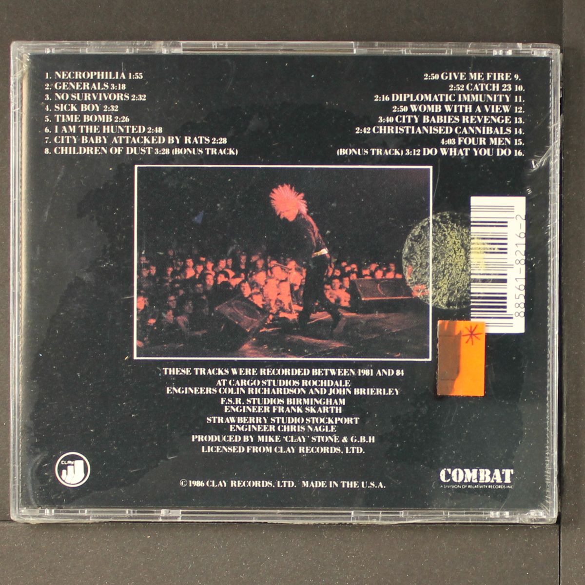 the clay years 1981 to 84 by G.B.H.