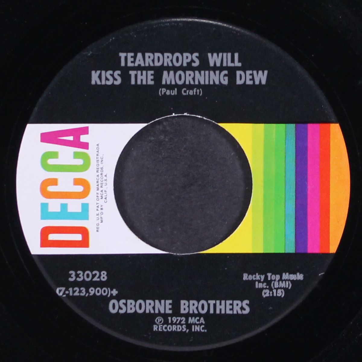 teardrops will kiss the morning dew by OSBORNE BROTHERS