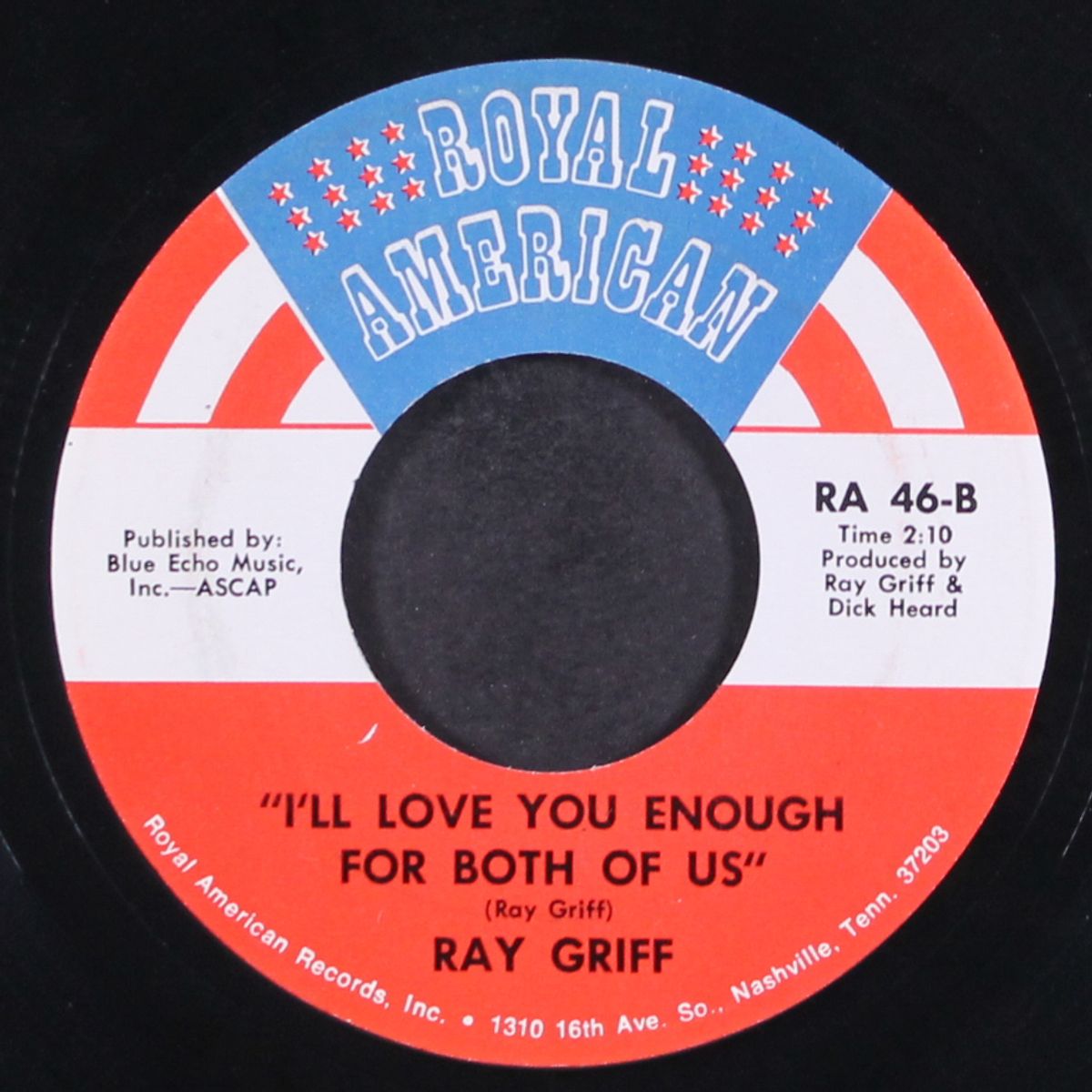 i'll love you enough for both of us by RAY GRIFF