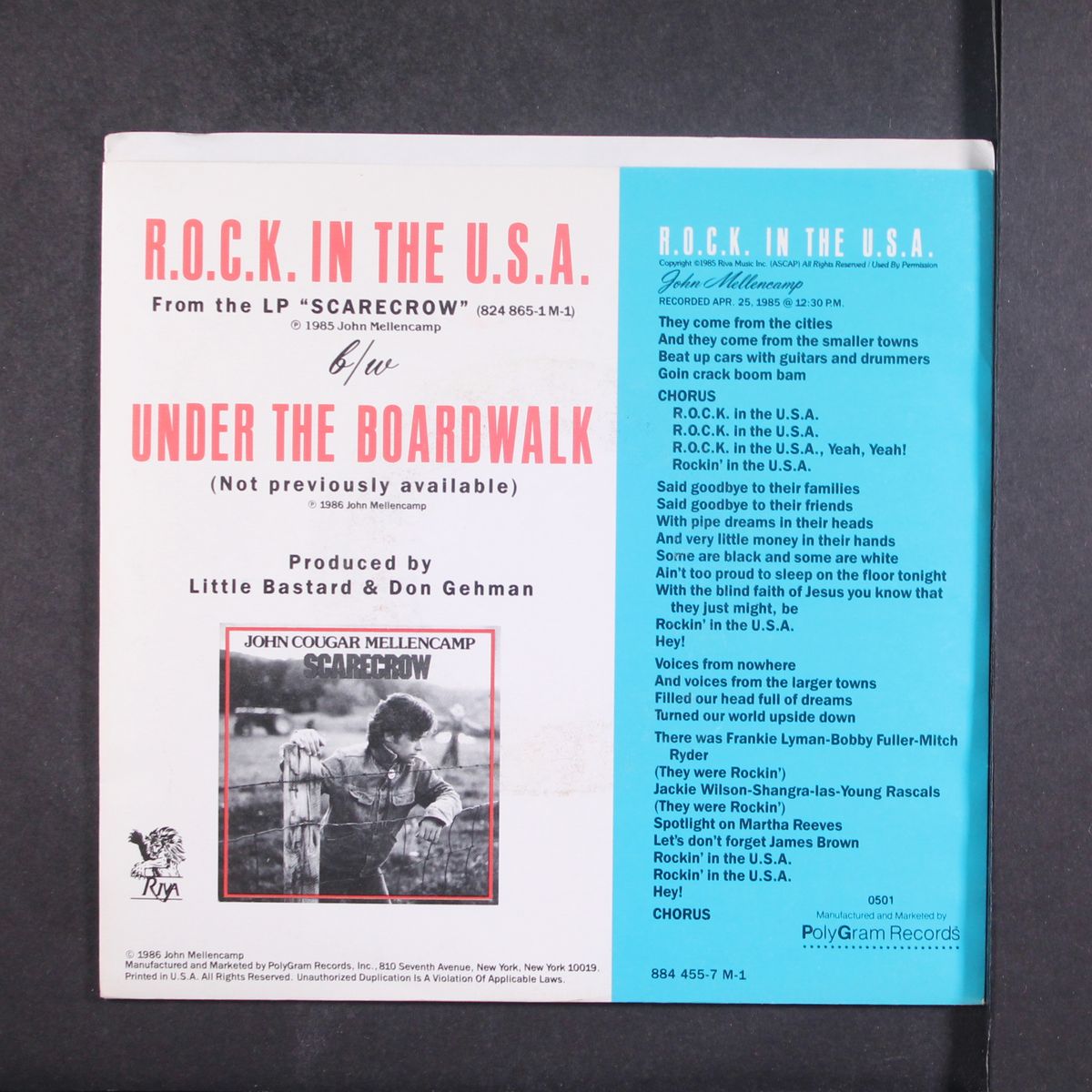 r.o.c.k. in the u.s.a. by JOHN COUGAR MELLENCAMP
