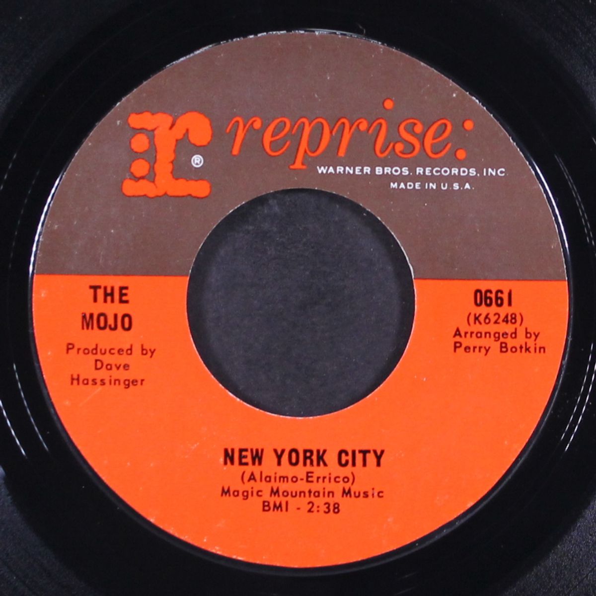 new york city / not too old to start cryin' by MOJO