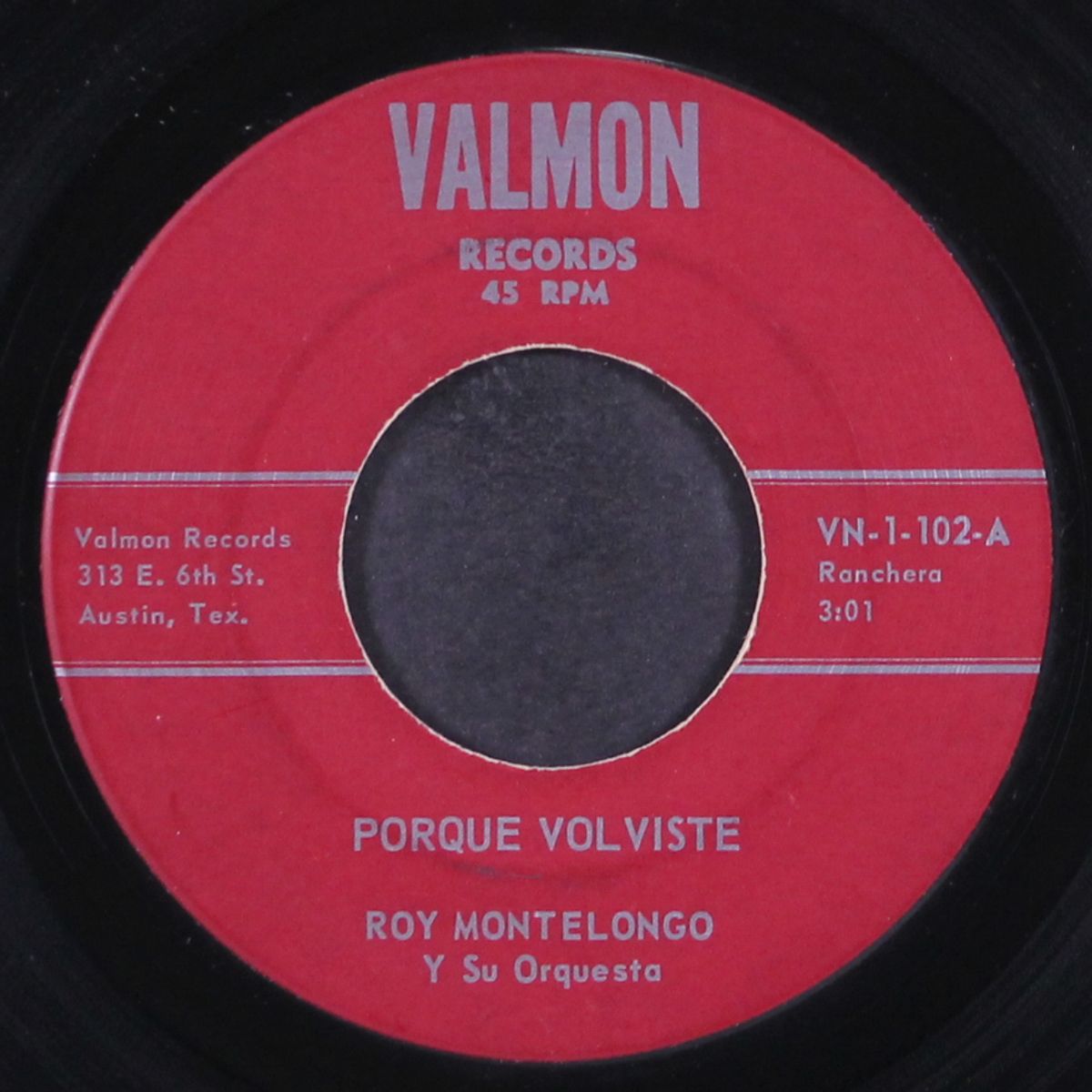 hace un ano / porque volviste by ROY MONTELONGO