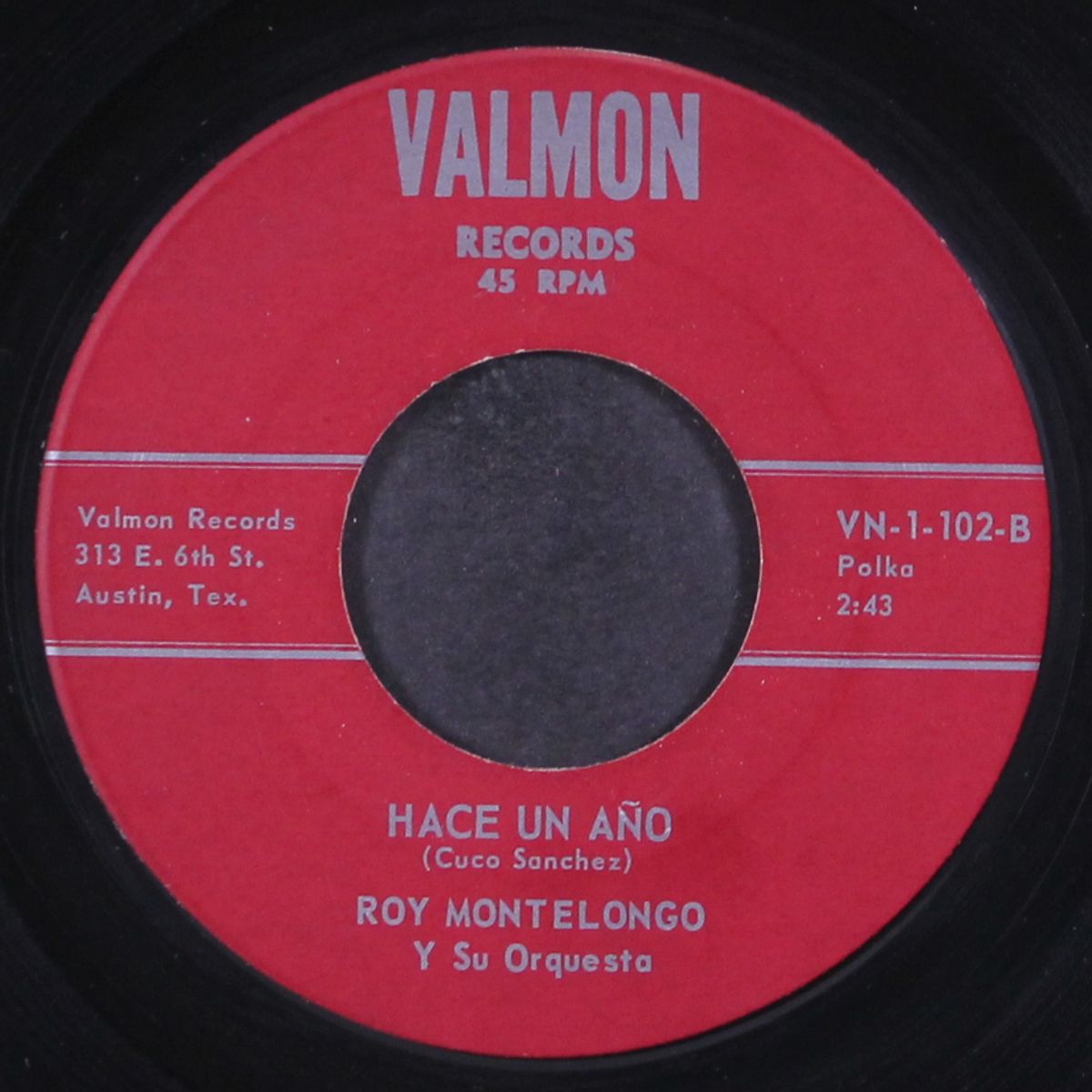 hace un ano / porque volviste by ROY MONTELONGO