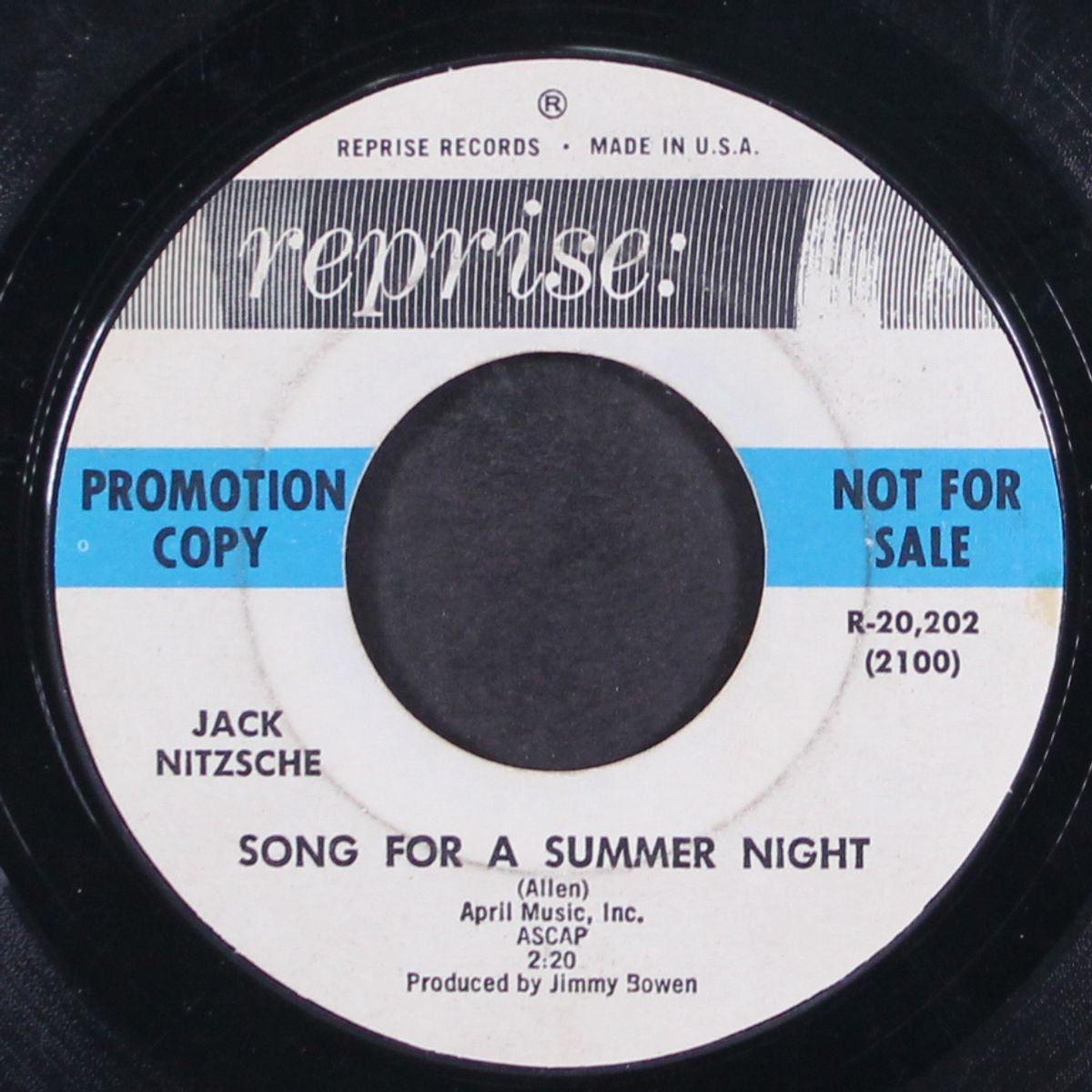 the lonely surfer / song for a summer night by JACK NITZSCHE