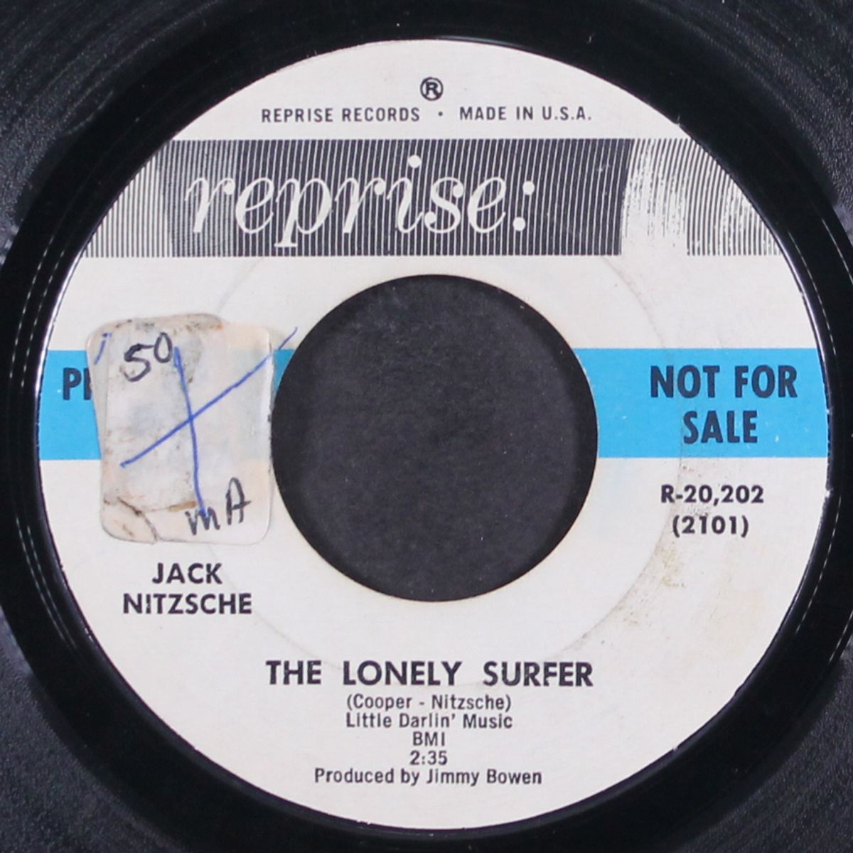 the lonely surfer / song for a summer night by JACK NITZSCHE