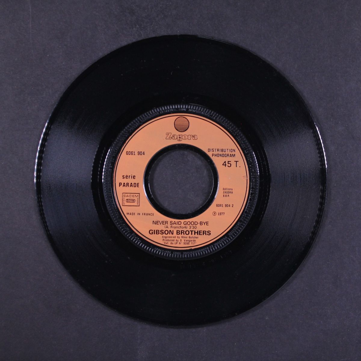 non stop dance / never said goodbye by GIBSON BROTHERS