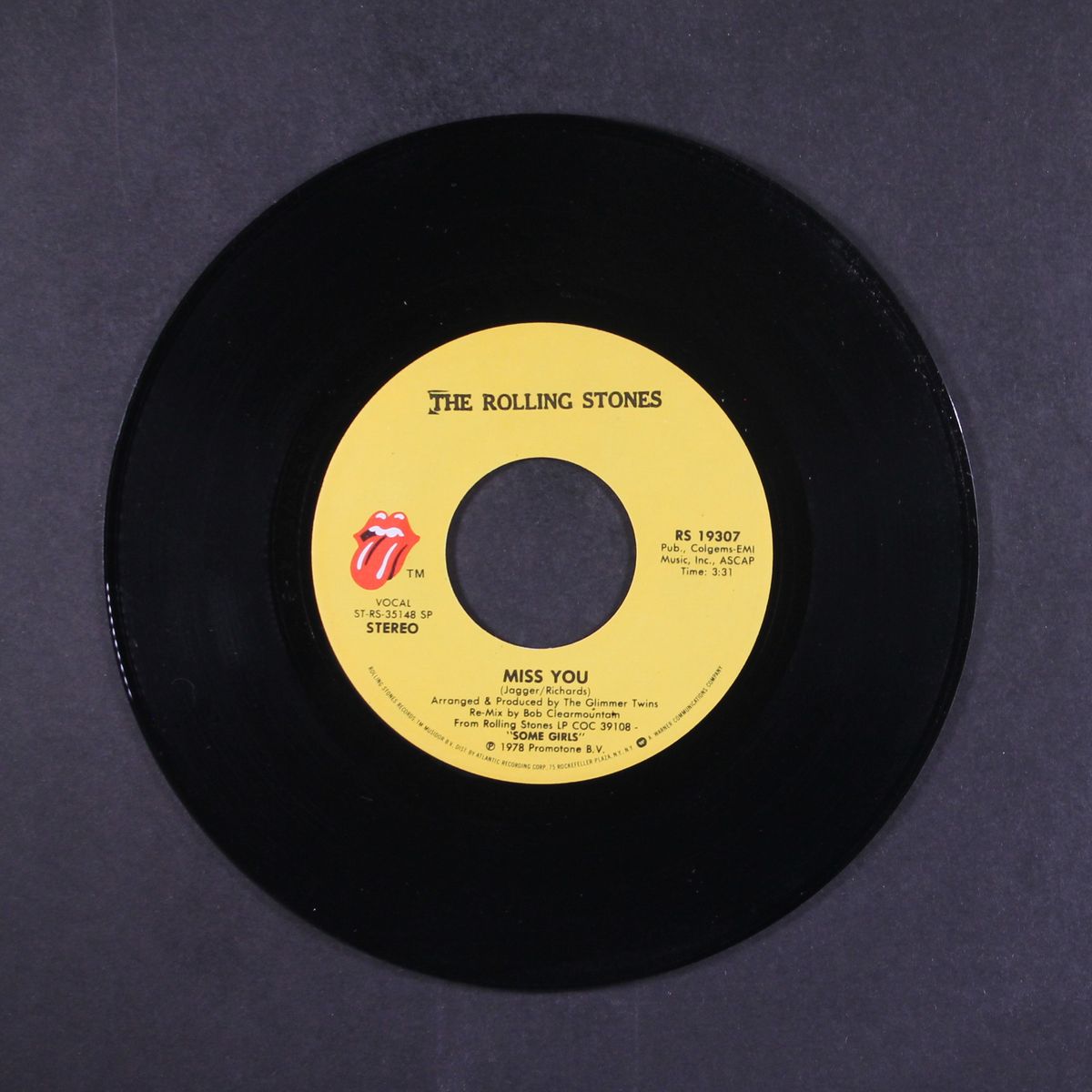 miss you / mono by ROLLING STONES