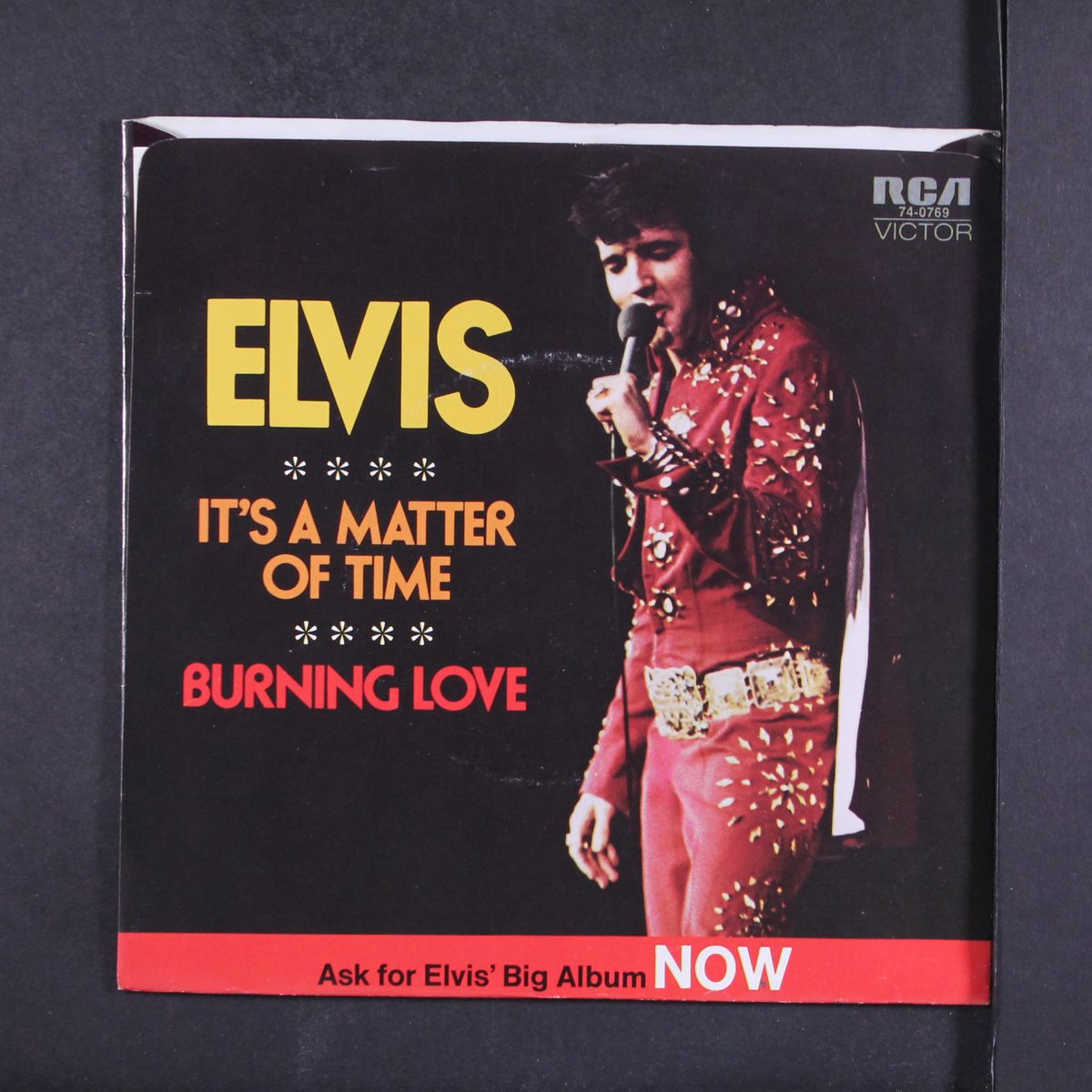 burning love / it's a matter of time by ELVIS PRESLEY