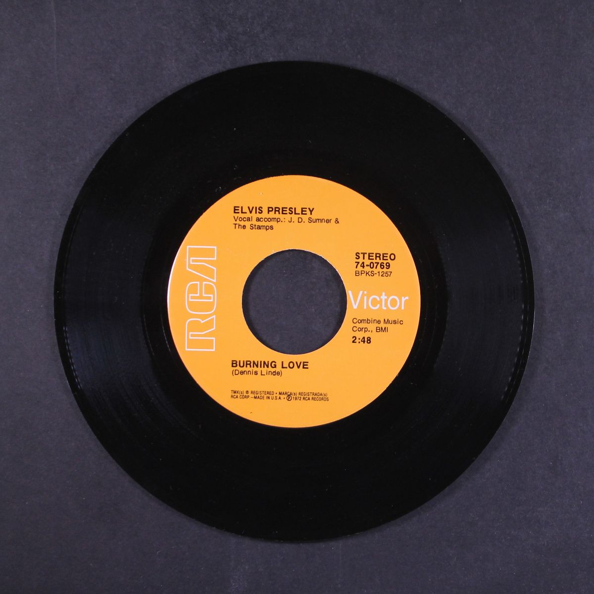 burning love / it's a matter of time by ELVIS PRESLEY