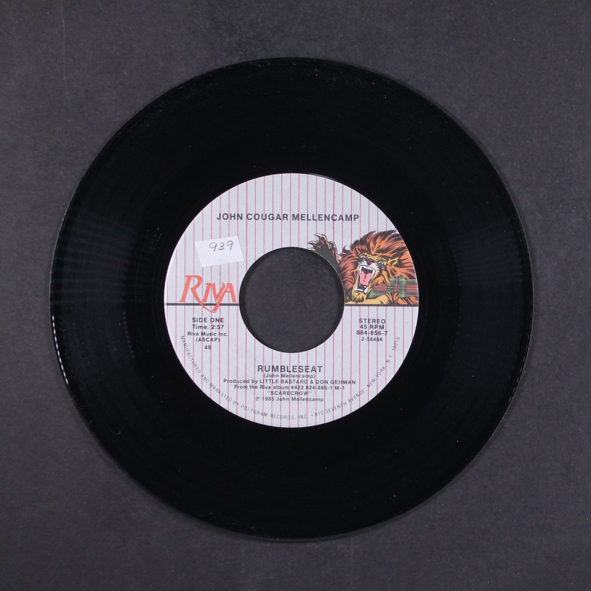 rumbleseat by JOHN COUGAR MELLENCAMP