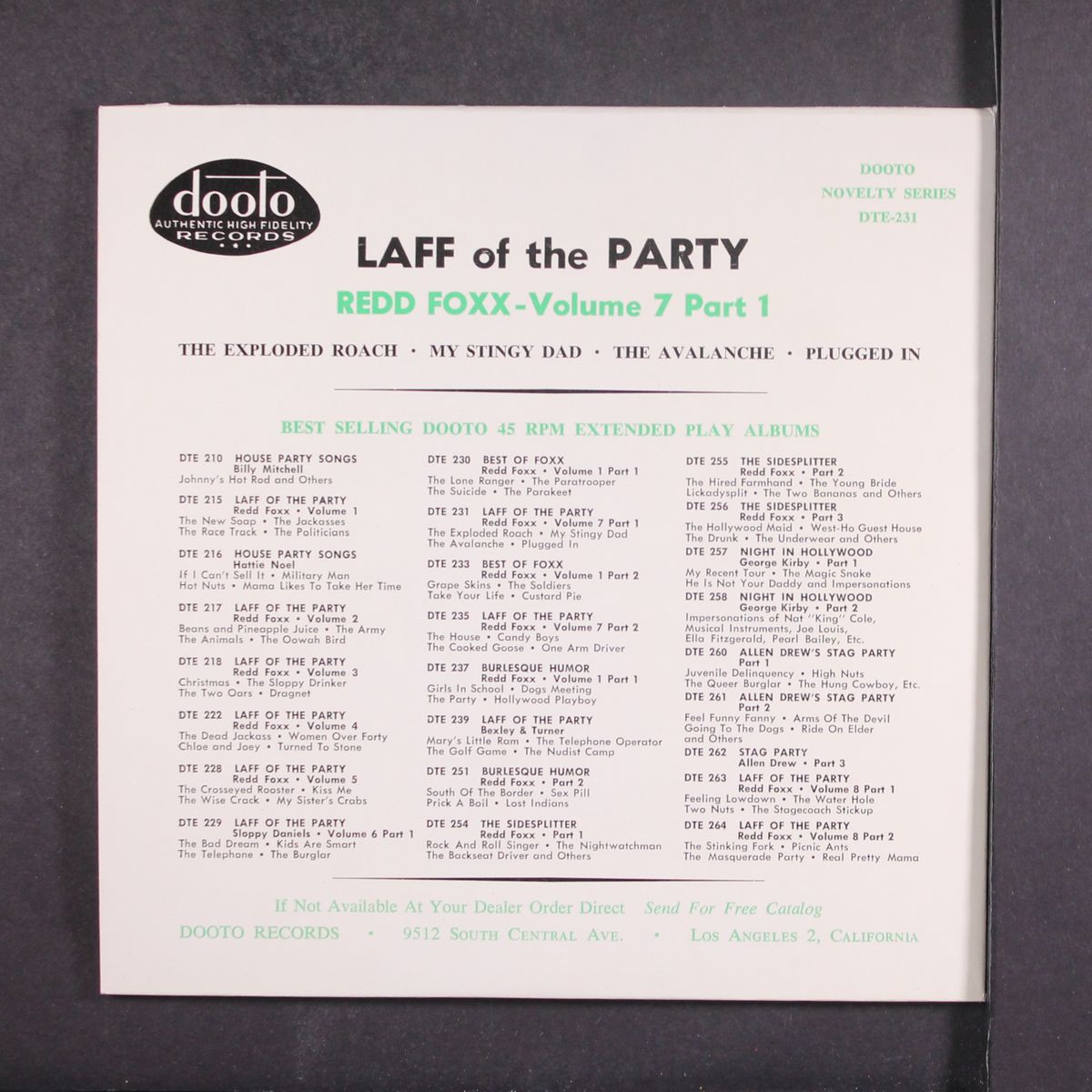 laff of the party, vol. 7 by REDD FOXX